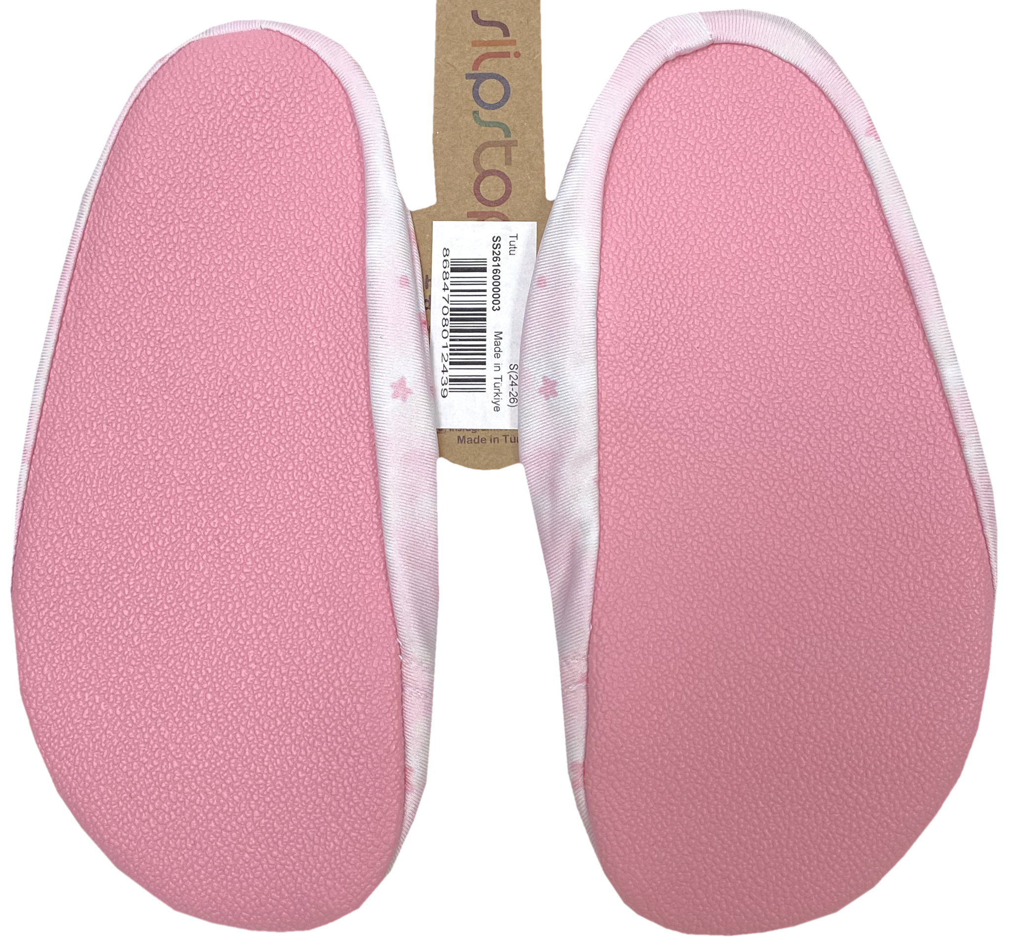 Slip Stop Badeschuhe / Turnschläppchen Barfußschuhe * Tutu / Ballerina auf Rosa *