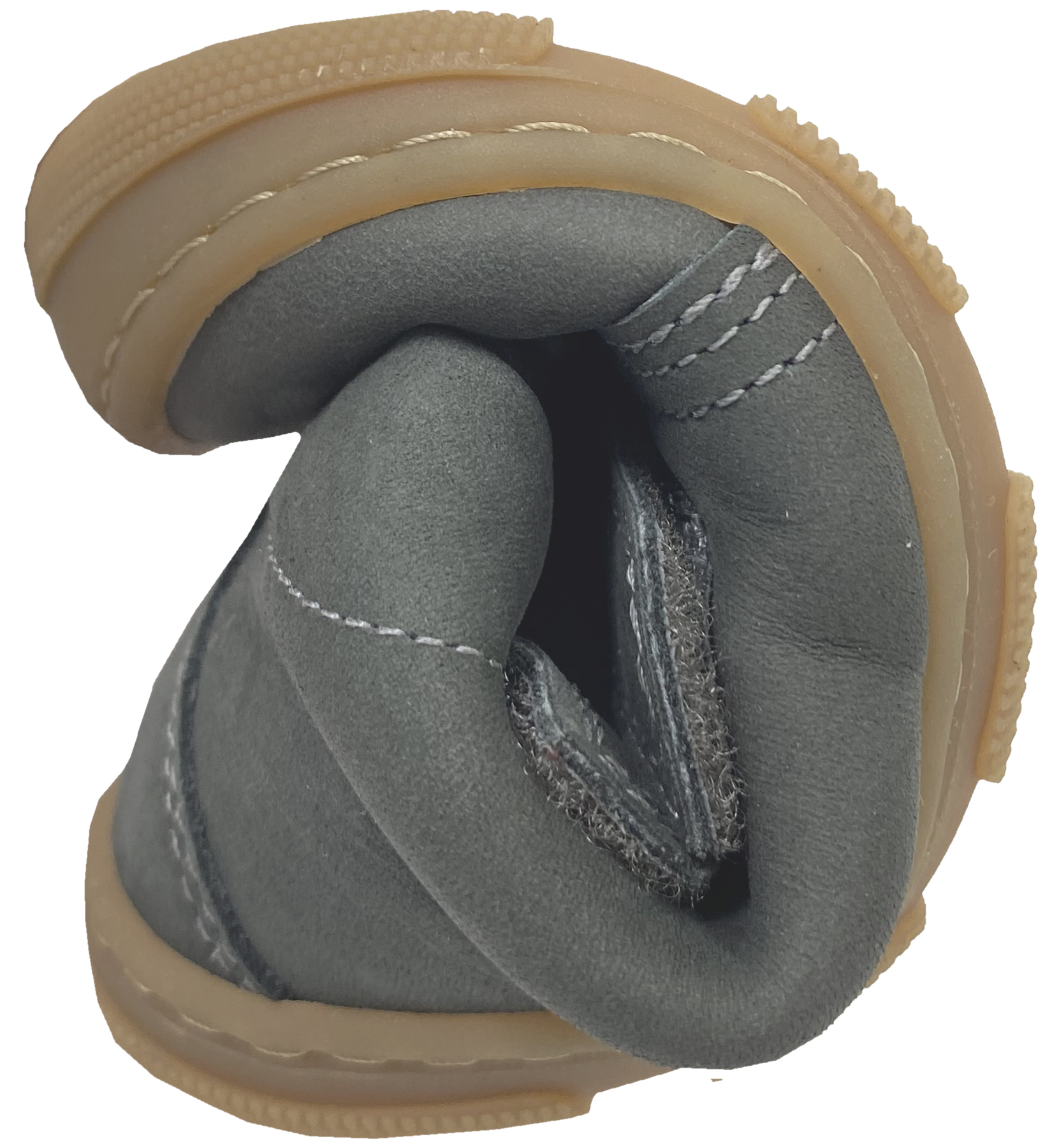 Barfußschuhe *KARI Wool Extra Wide* v. KOEL Hydro Leder+Wollfleece Futter DK Grau 15W002.233
