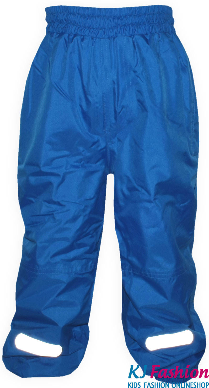 Regenhose / Bundhose, dickes Fleecefutter in KOBALT BLAU von OUTBURST / NICKEL Wasserdicht