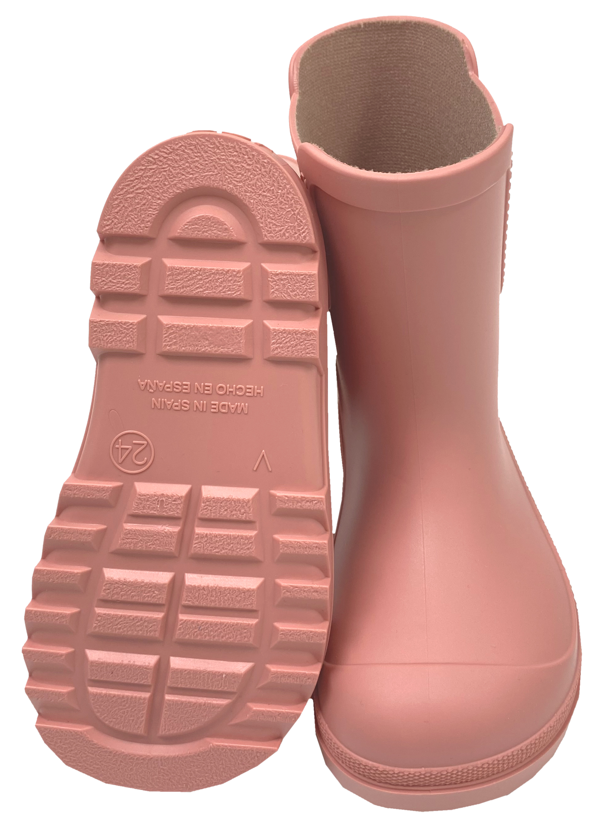 Leichte & flexible Barfußgummistiefel Xtra breite Zehenbox von IGOR * Verona * in Rosa