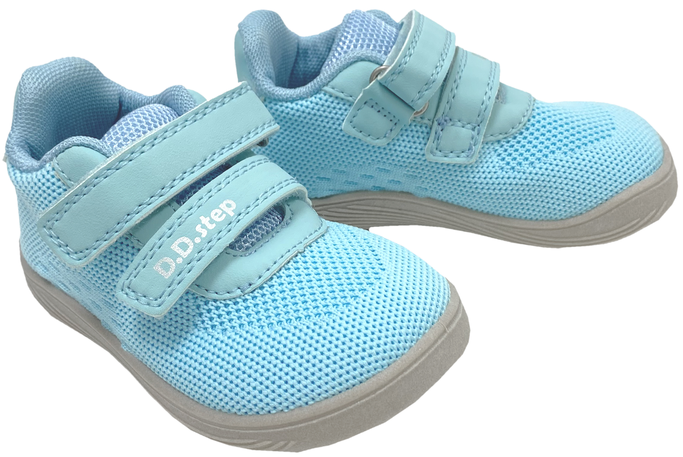 Leichte Mesh Sneaker in Oceanic / Türkis mit Non Marking Sohle Minimalschuhe von D.D.Step Barefoot