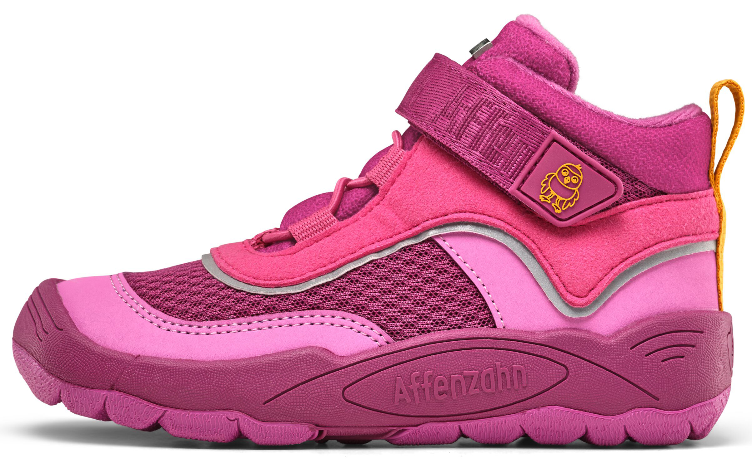 Veganer Übergangsschuh / Low Boot von AFFENZAHN * EXPLORY * Vogel in Berry / Pink