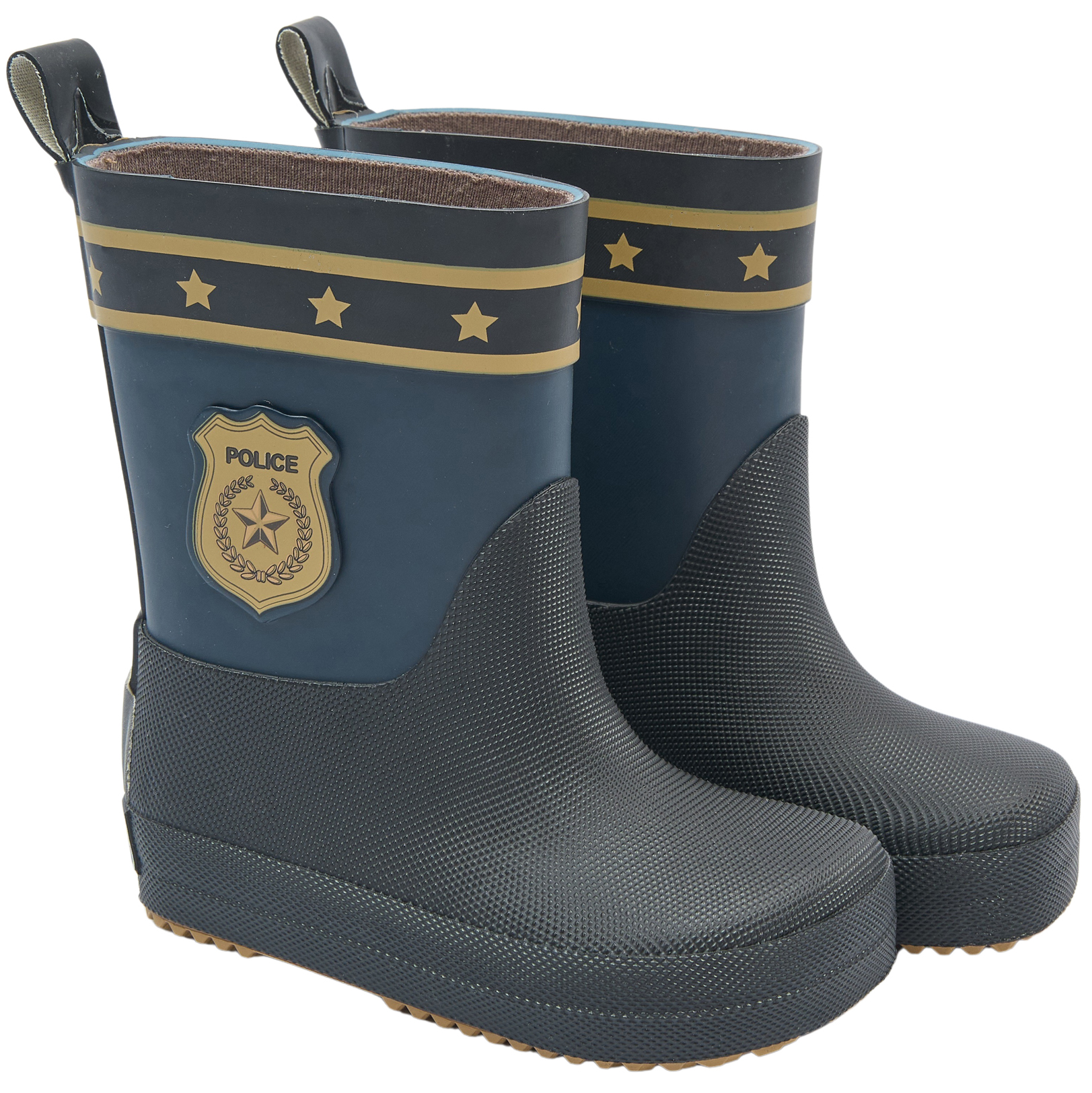 Barfußgummistiefel in tollen Designs von MIKK LINE Modell 38081 Police