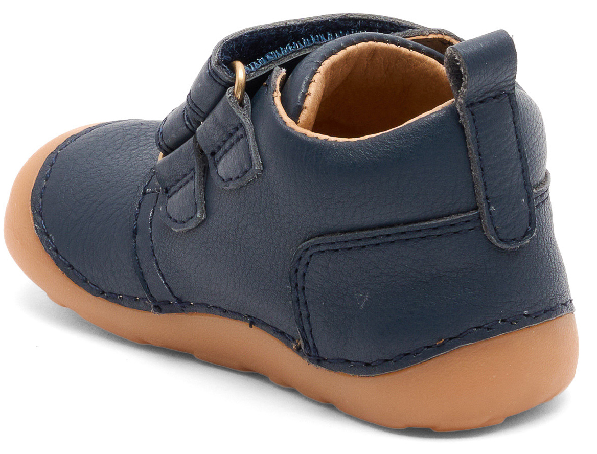 Knautschig weiche Lederschuhe / Barfußschuhe von BISGAARD * Carter * in Navy Blau