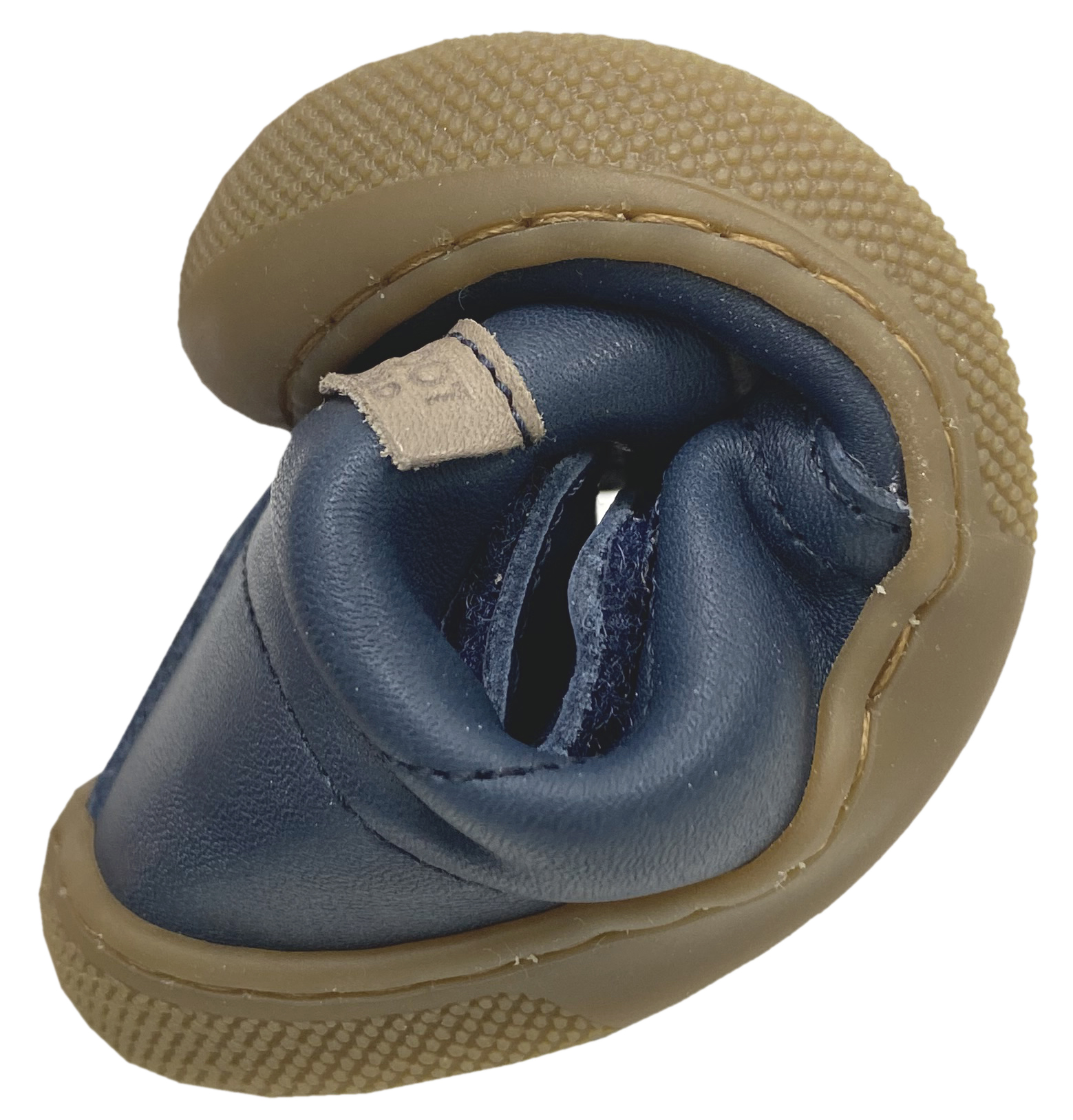 Naturino Barfuß Winterstiefel Nappa Leder *WIGGHI* m. Wollfutter in Navy