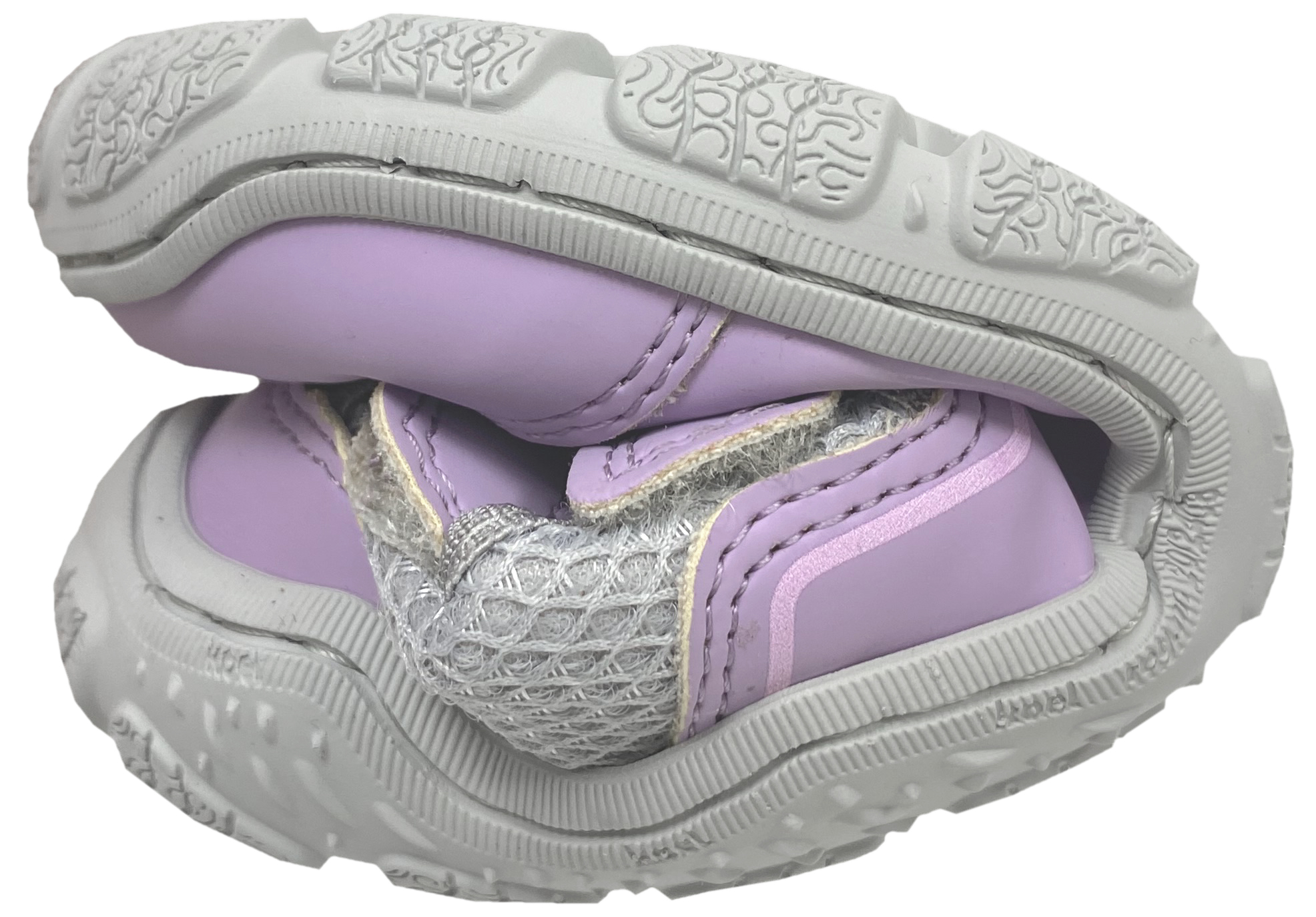 Vegane Trekking Sandale Minimalschuhe von KOEL Barefoot in Lavendel REMI PU 34M008.50H