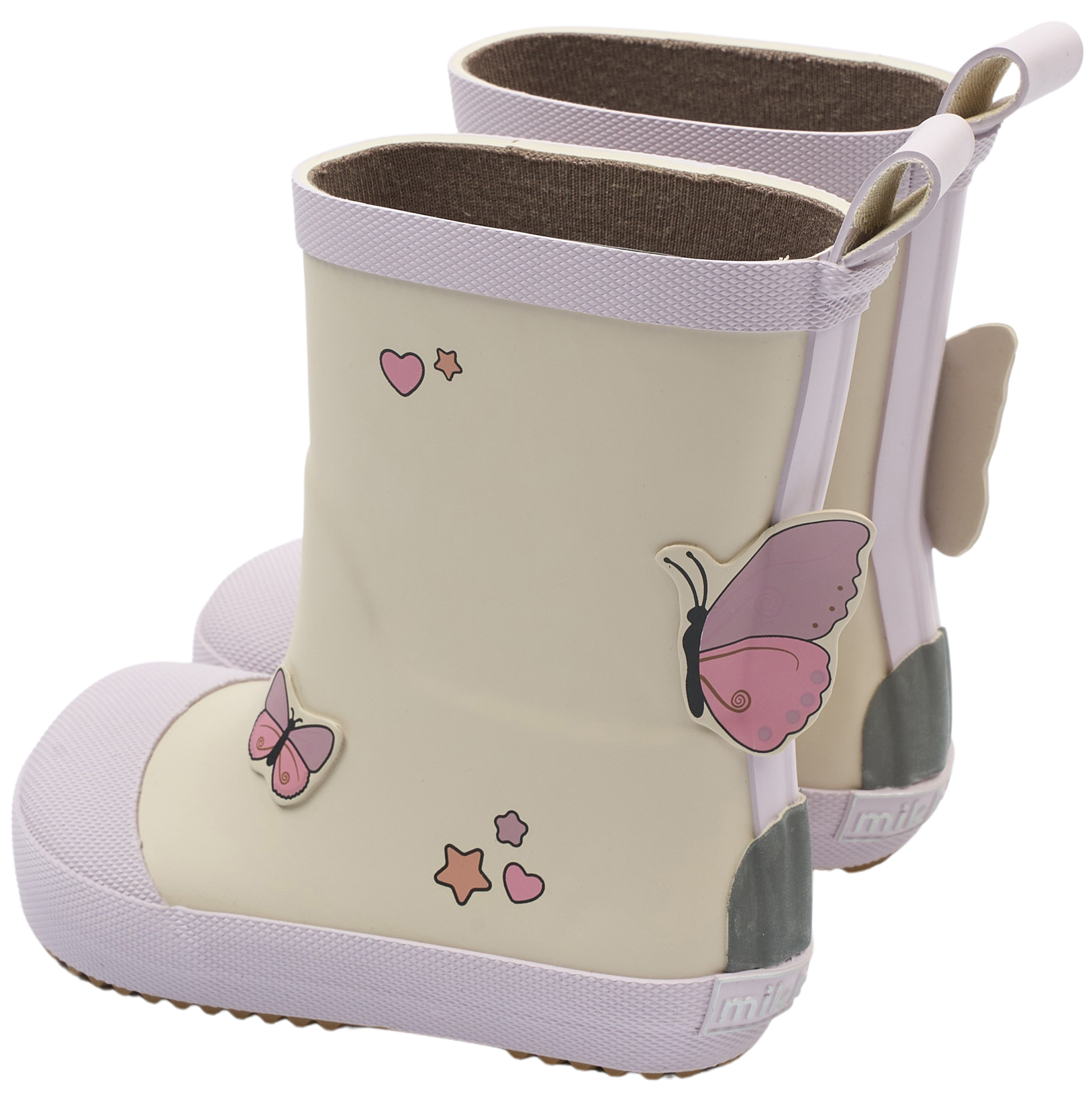 Barfußgummistiefel in tollen Designs von MIKK LINE Modell 38097 Butterfly 3D Patch