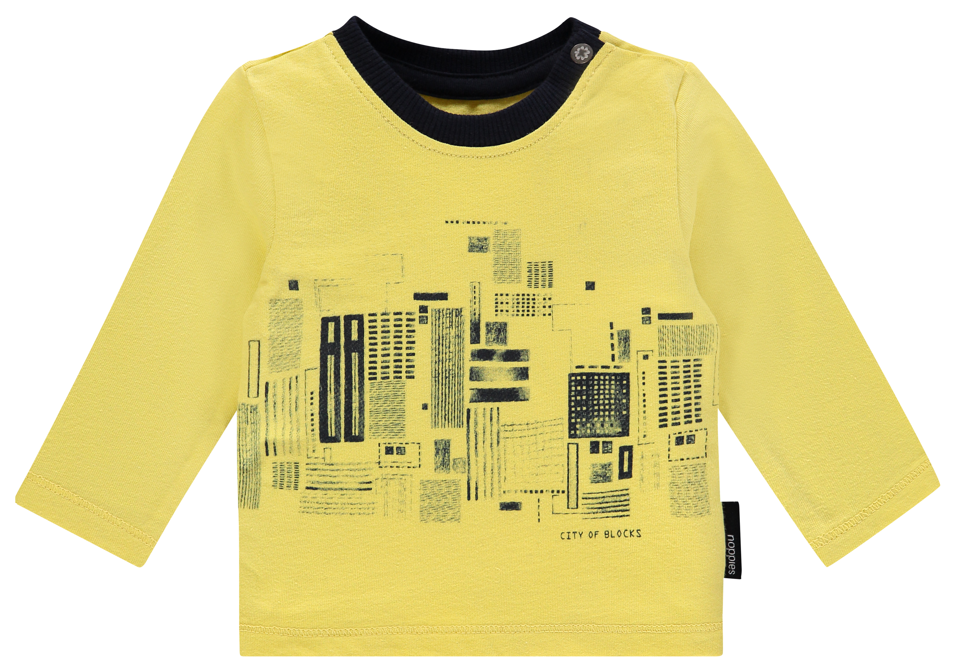 LA Shirt in hellem Gelb mit graphischem Muster von NOPPIES für Jungen  84747