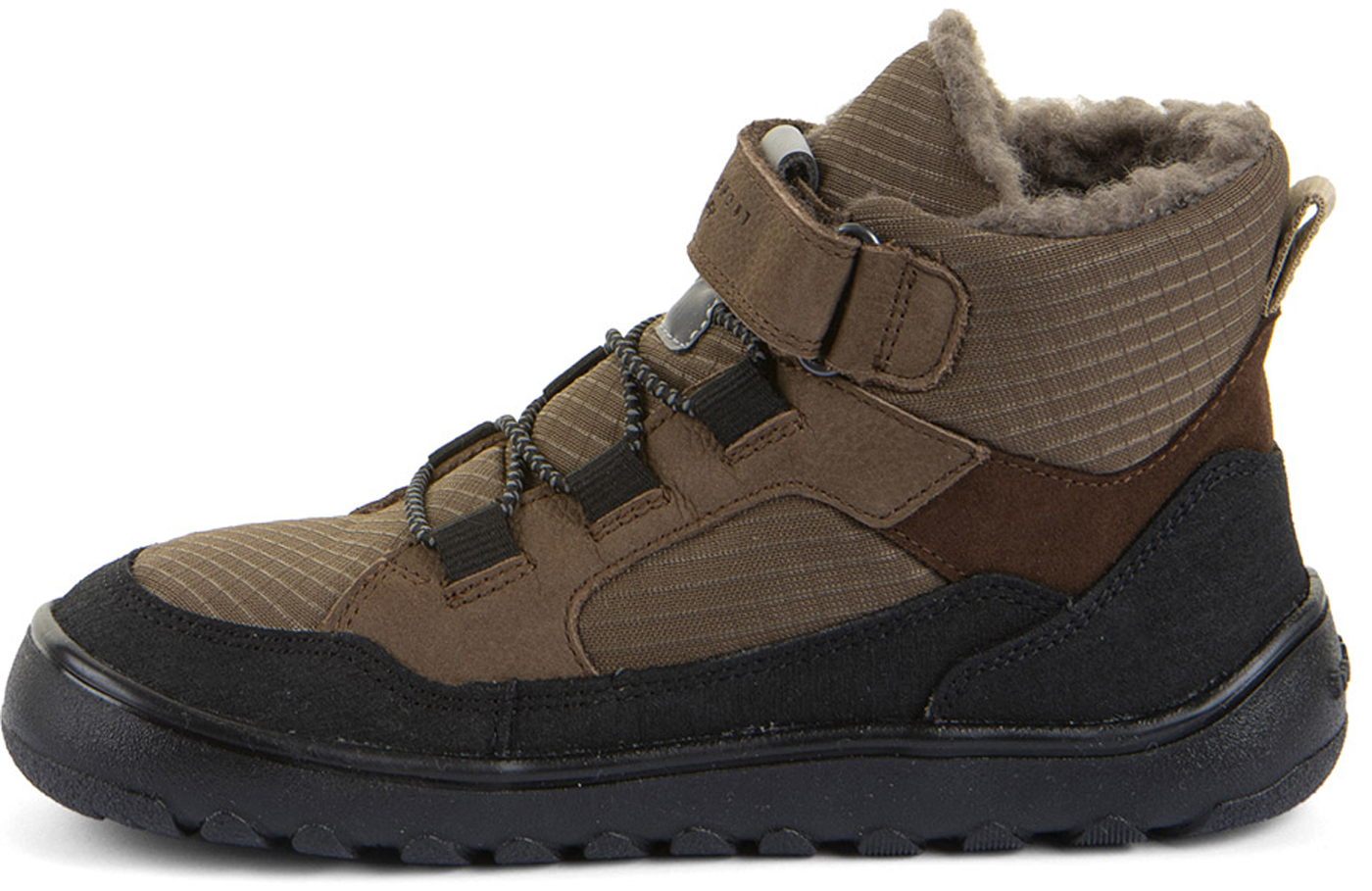 Waldkita Barfußschuh + Schurwollfutter & TEX M. Barefoot UP Path von FRODDO Dark Brown G3110288