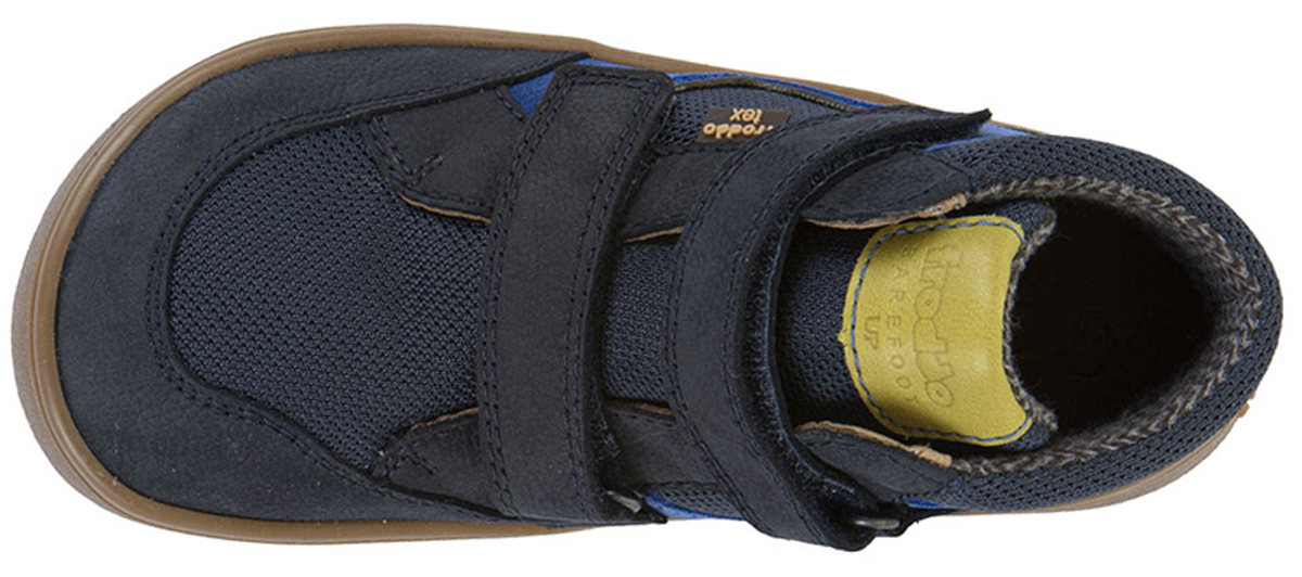 Minimalschuhe aus Leder, Mesh + TEX Membran in DARK BLUE *FRODDO Barefoot UP Hill TEX* G3110281