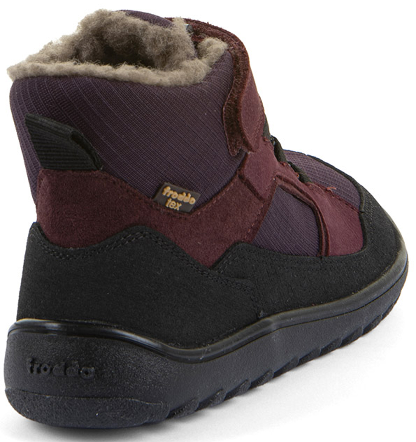 Waldkita Barfußschuh + Schurwollfutter & TEX M. Barefoot UP Path von FRODDO DK Bordeaux G3110288