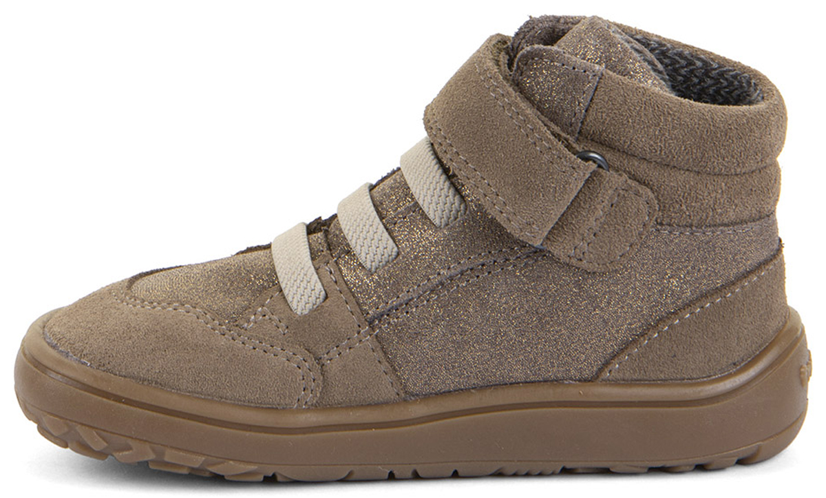 Halbhohe Barfußschuhe mit TEX Membran & Textil Futter v. FRODDO *Barefoot TEX Go * in Bronze G3110265