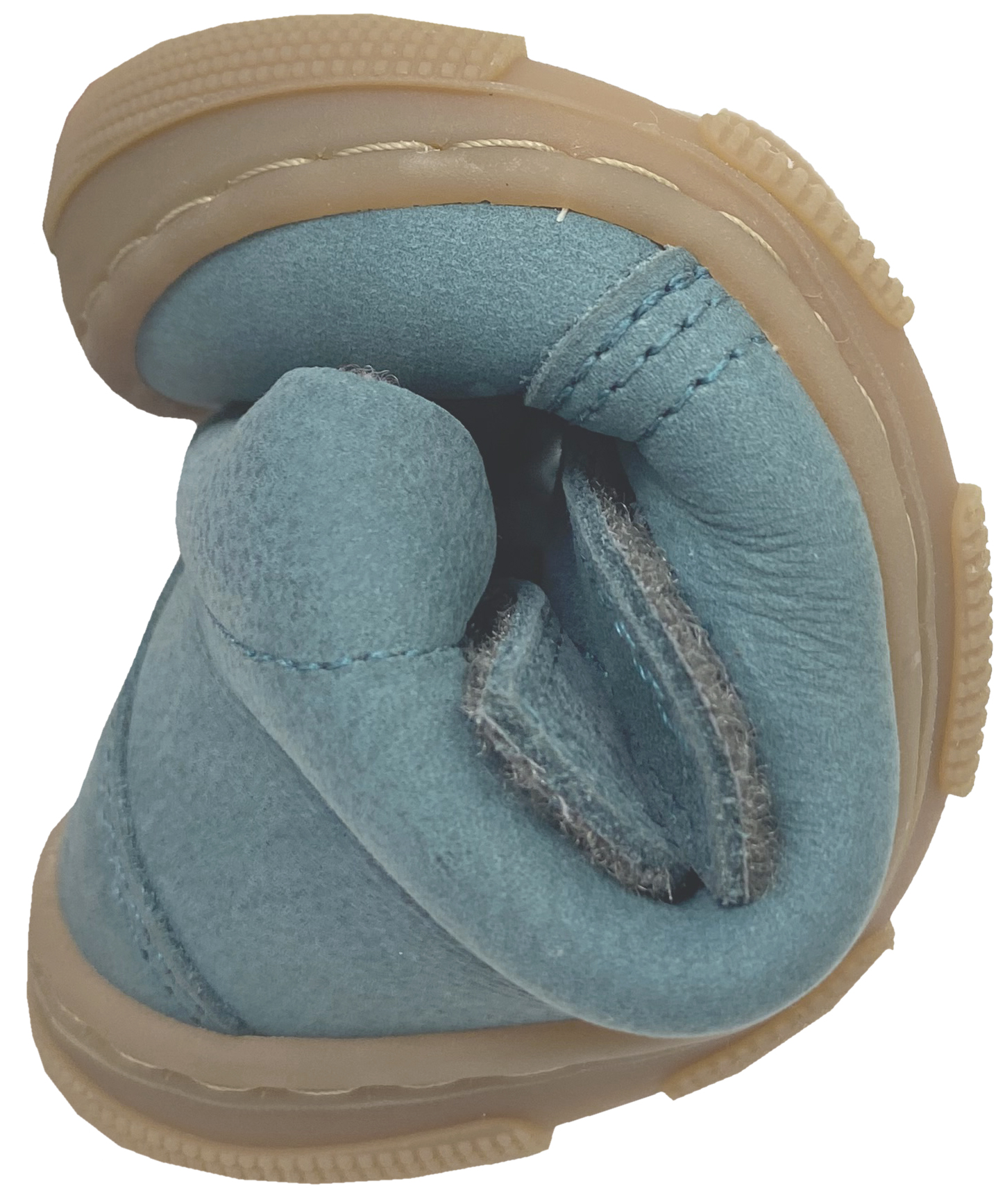 Barfußschuhe *KARI Wool Extra Wide* v. KOEL Hydro Leder+Wollfleece Futter TÜRKIS 15W002.233