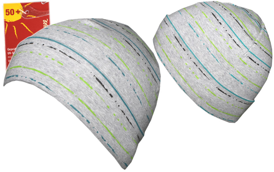 Topfmütze aus dicht gewebtem BW Jersey in Grau Melange von DÖLL UV Schutz 50+ 1539840676