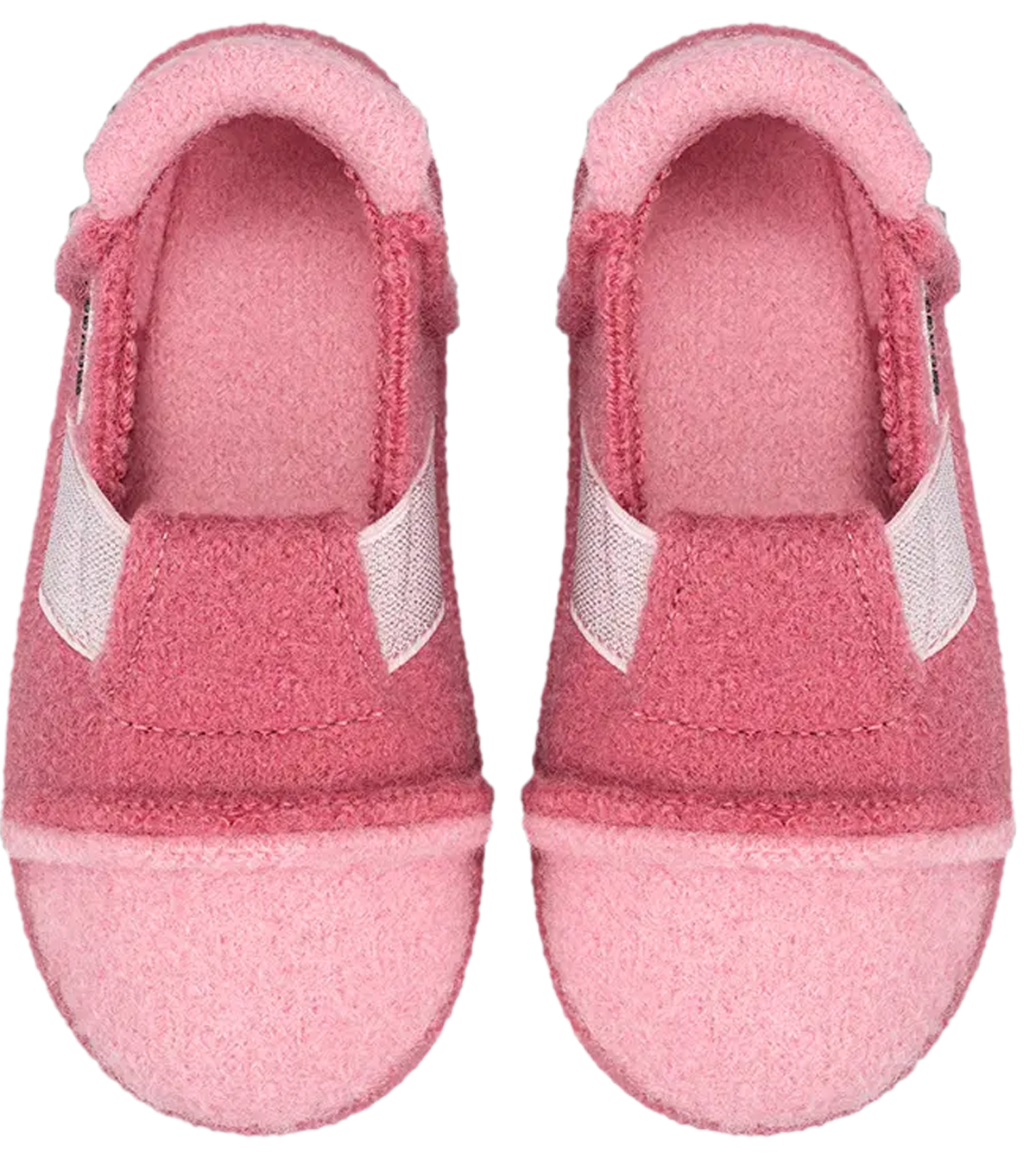 Schlupf - Hausschuhe aus Wolle, TPR Sohle von NANGA Modell * Berg 2.0 * in Azalee