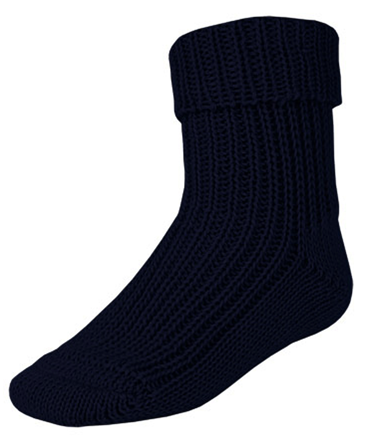 Umschlagsocke aus reiner Wolle - perfekt für kalte Tage von MAXIMO in Natur oder Marine 214500