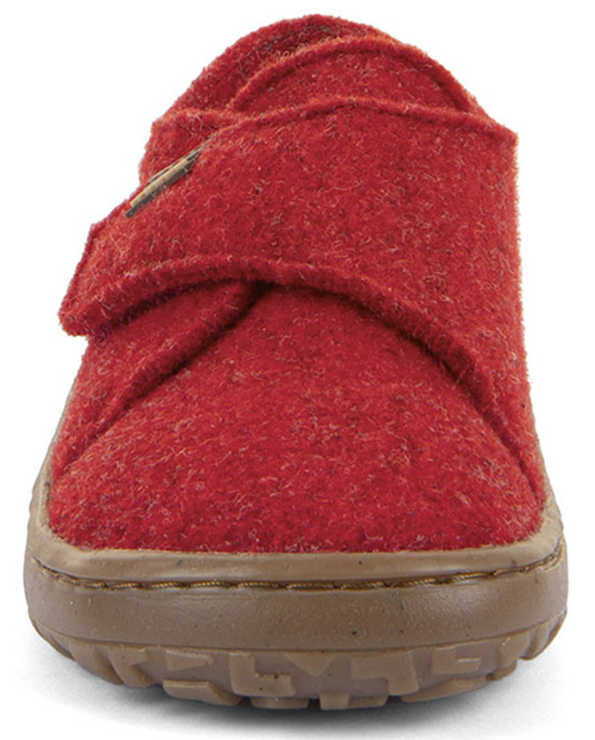 Woll- Hausschuhe mit Klett, in Rot von * Froddo Barefoot* knautschige Minimalsohle G1700420