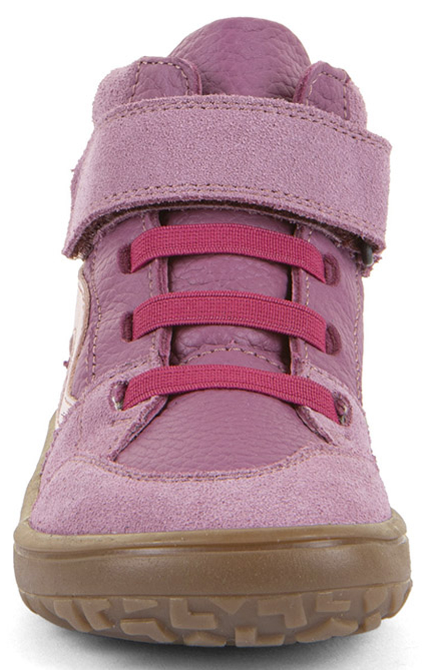 Halbhohe Barfußschuhe, TEX Membran & Textil Futter FRODDO *Barefoot TEX Go * in Fuxia Pink G3110265