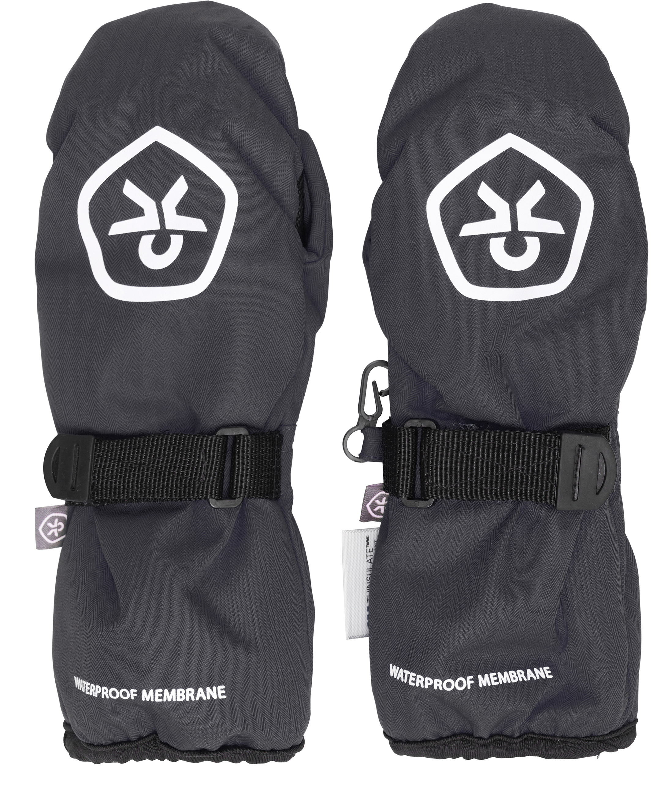 Skihandschuhe / Fausthandschuhe Wasserdicht, Winddicht, Atmungsaktiv Color Kids 5459 Schwarz