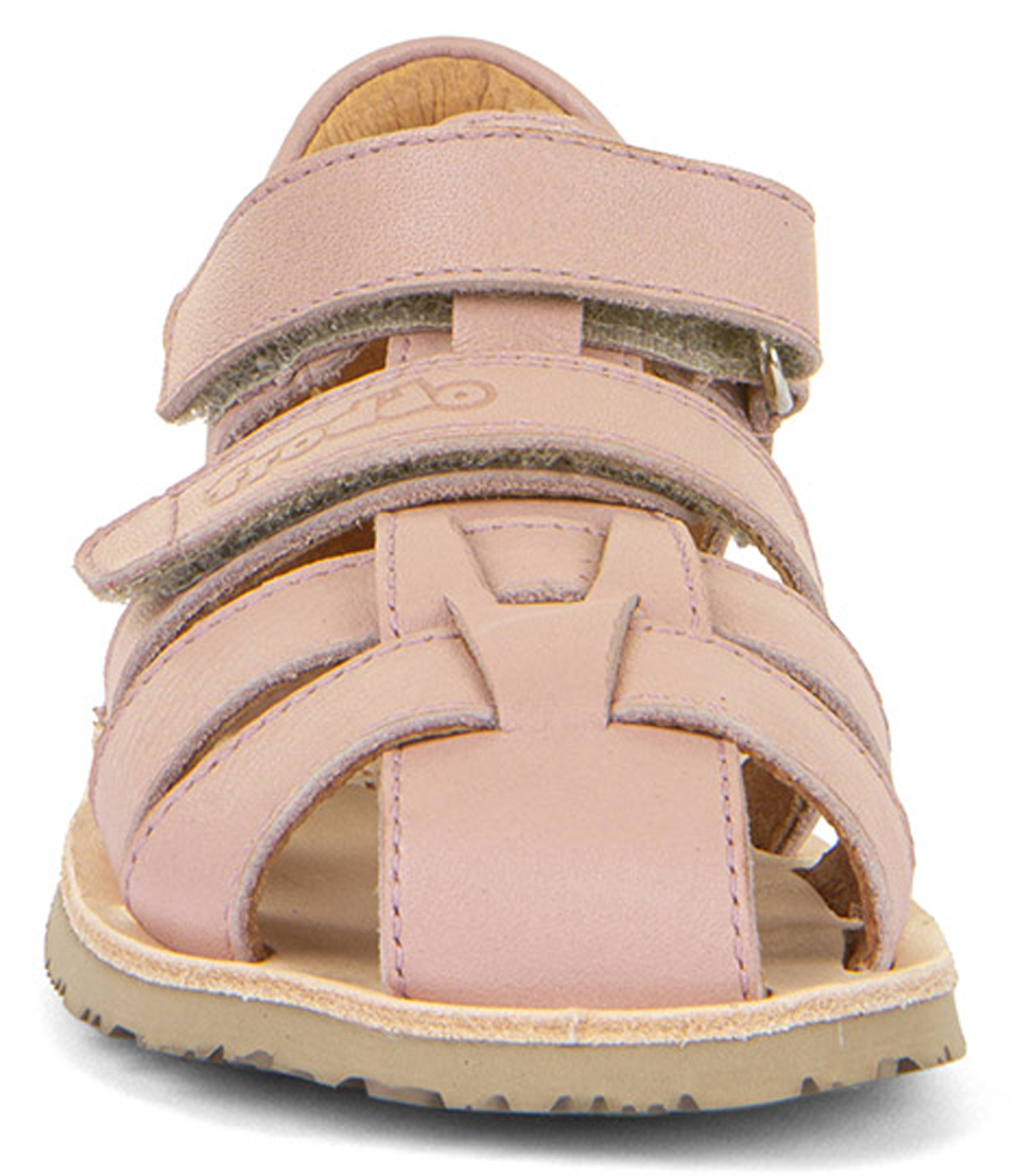 Leder Barfußsandalen, Fersenschutz & Zehenschutz in Rose von FRODDO Flexy G3150283
