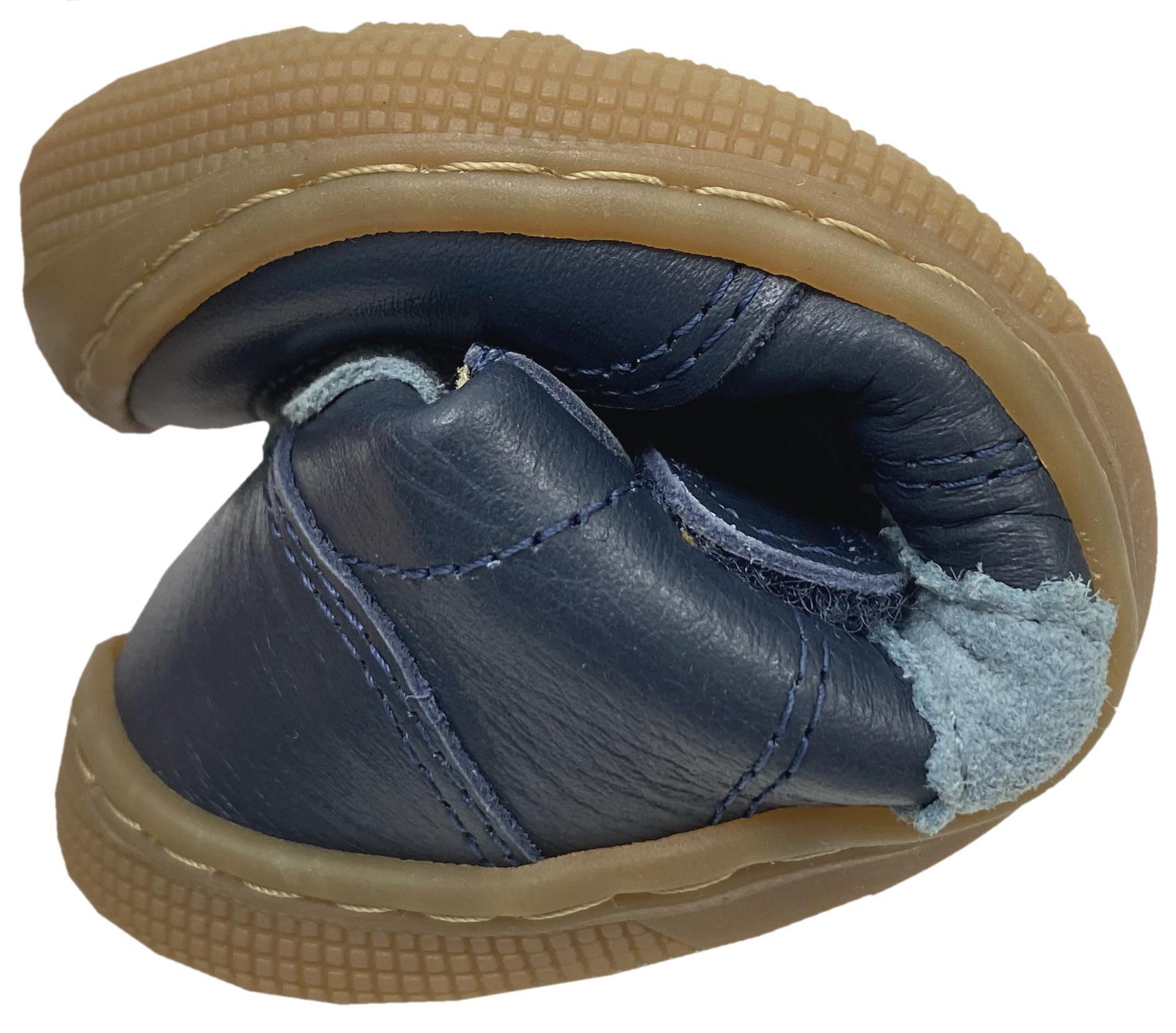 Low Top Leder Sneaker mit Klett in Blau / Navy DYLAN Leather 3.0 von KOEL Barefoot