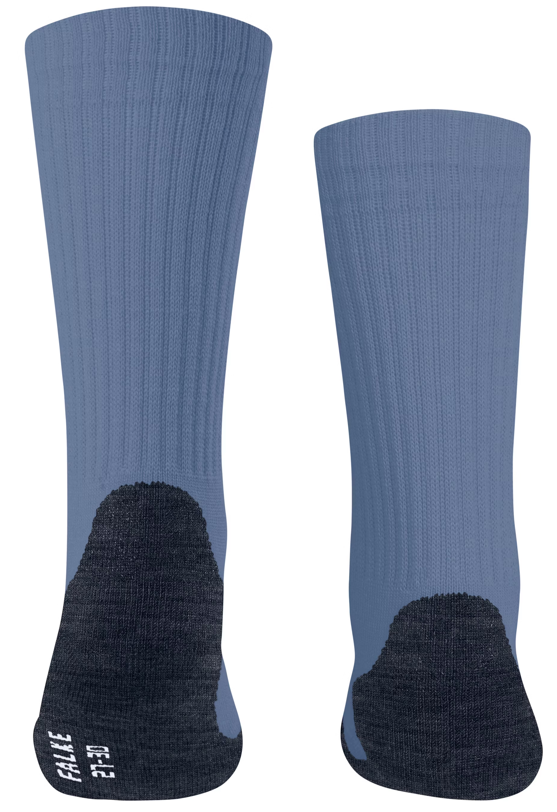 FALKE Active Warm in SMOKY BLUE Anatomische Rechts /Links Form Plüschsohle, Feuchtigkeitsabführend