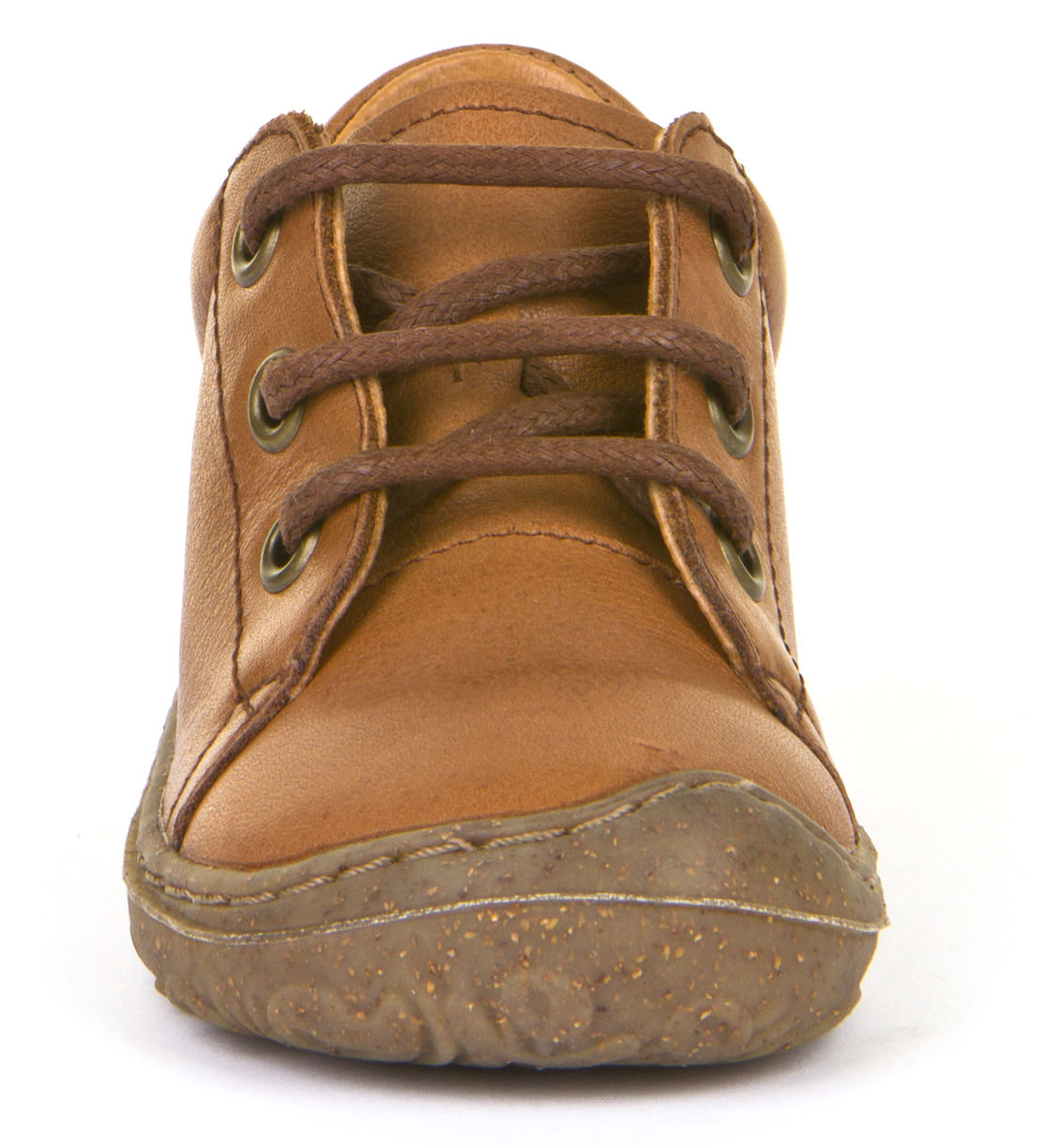 Flexible Halbschuhe, Schmal, aus Leder, z.schnüren in Cognac von FRODDO 30204-3