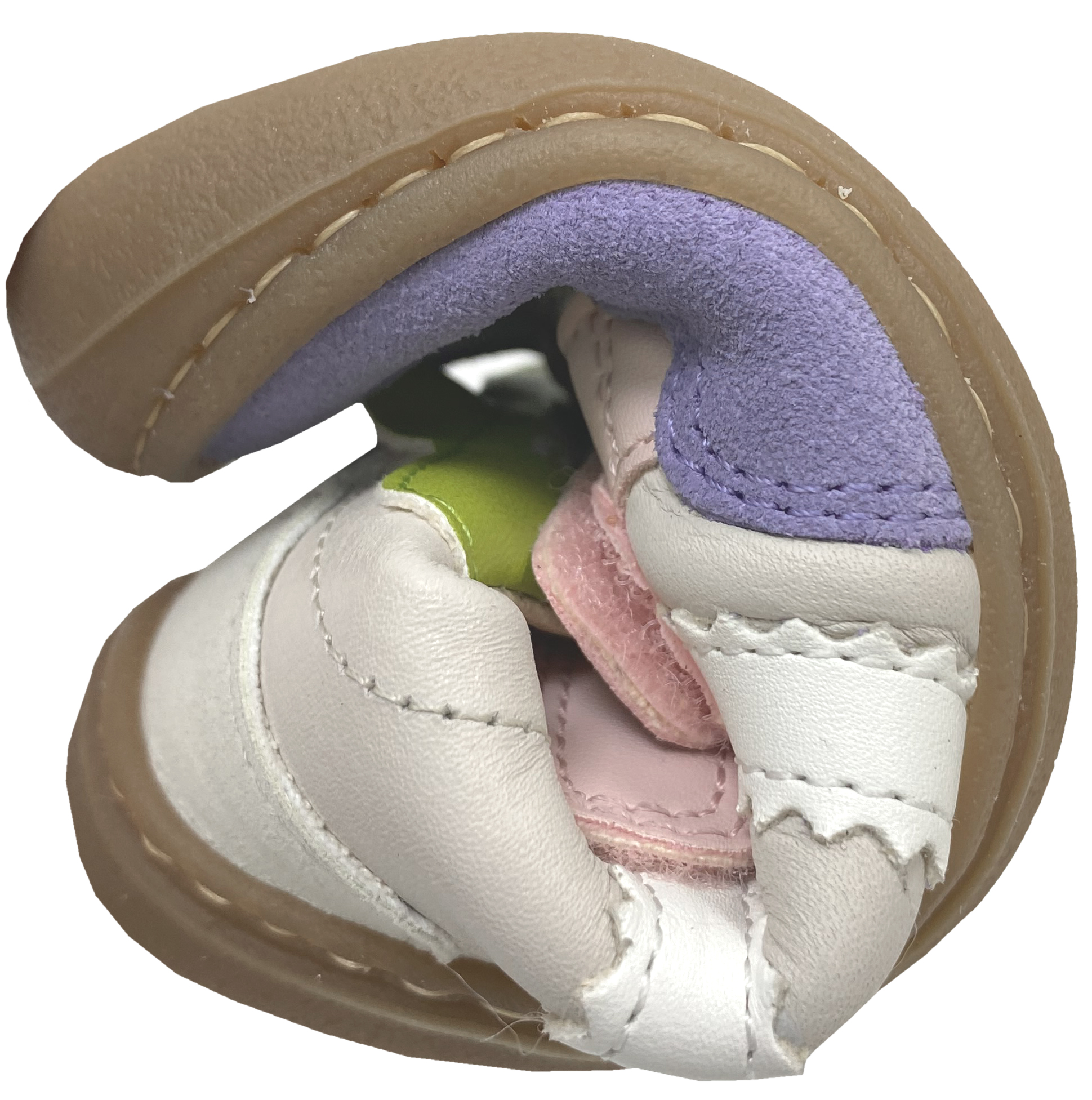 Barfuß Sneaker * BALI 2.0 * aus Nappaleder Lavendel, schmalere Paßform Klassik Sohle 06M022.121