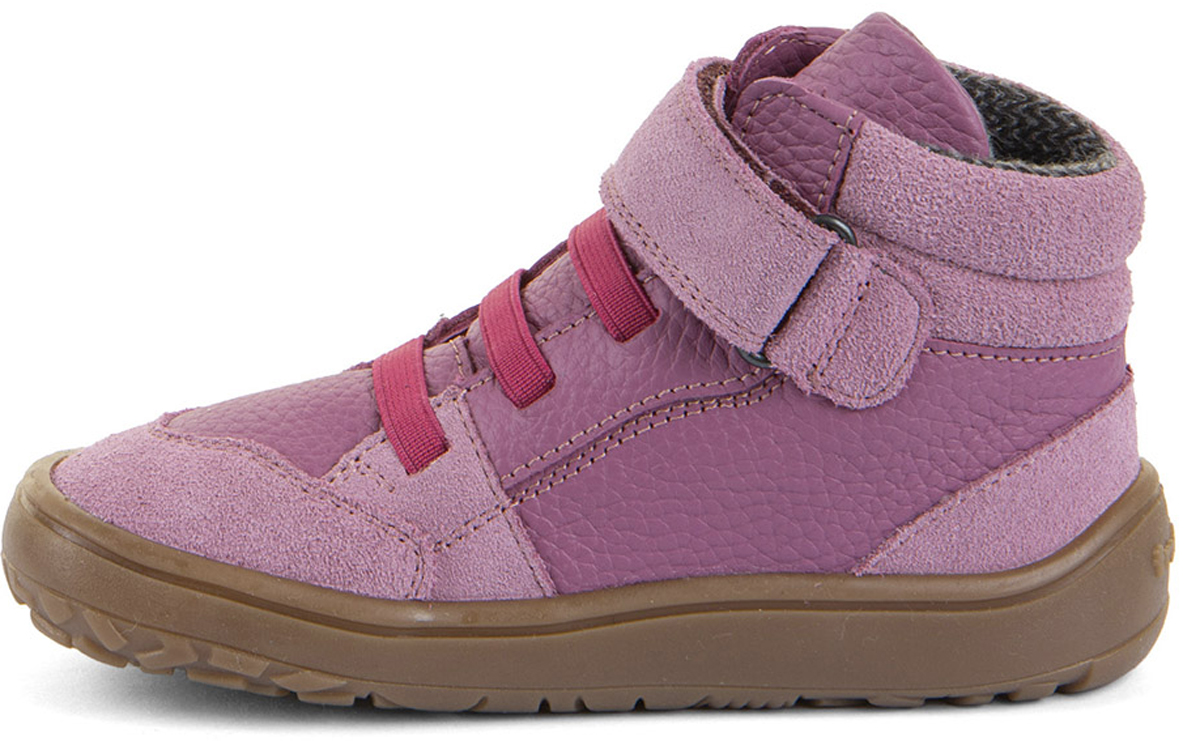 Halbhohe Barfußschuhe, TEX Membran & Textil Futter FRODDO *Barefoot TEX Go * in Fuxia Pink G3110265