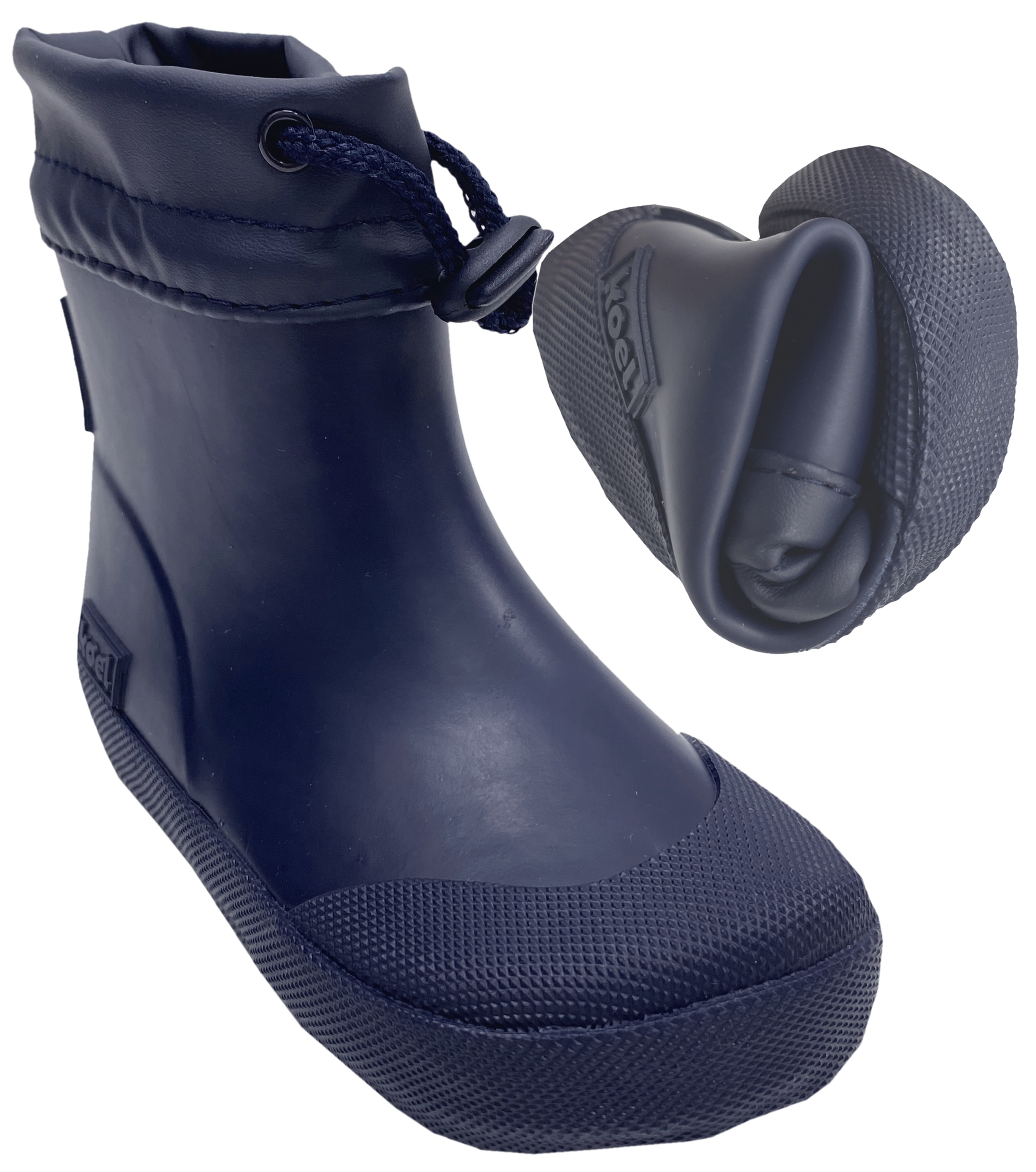 Extrem flexible & leichte Gummistiefel / Wellie Kurzschaft von KOEL in Uni Dark Blue 27M006.70E