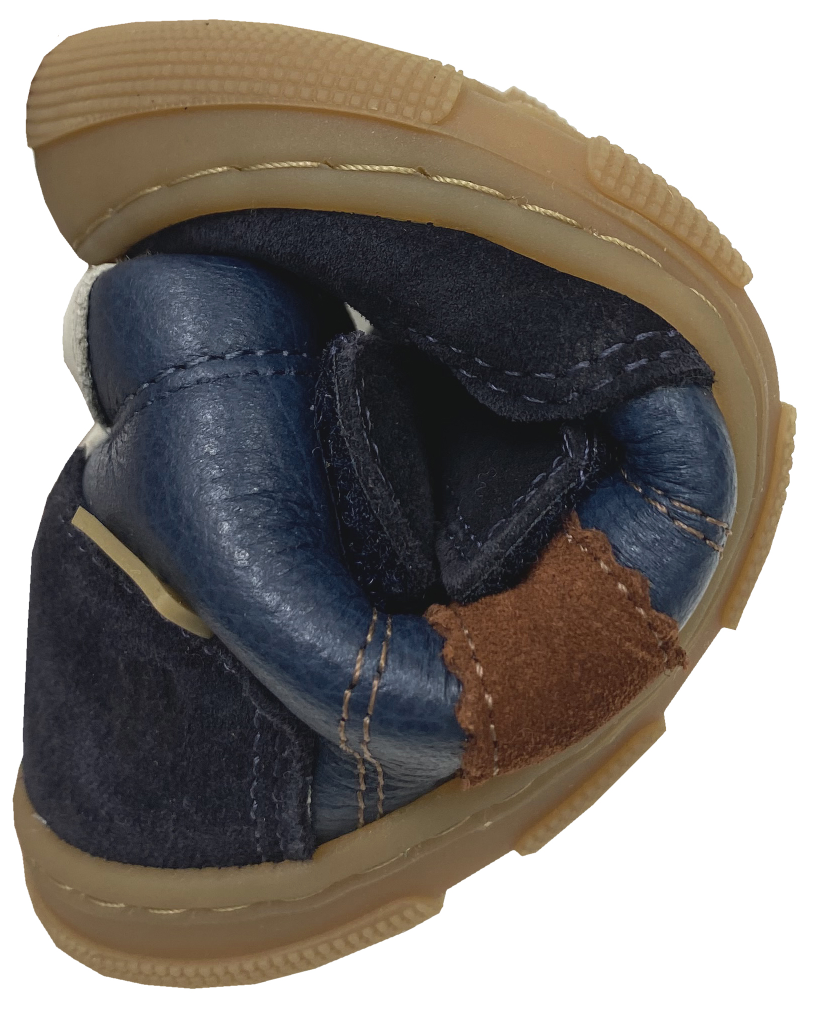 Leder Barfußschuhe mit Wollfleece Futter TEX Membran KOEL Barefoot *Kabriel 3.0 Navy* Extra Wide 15T008.123