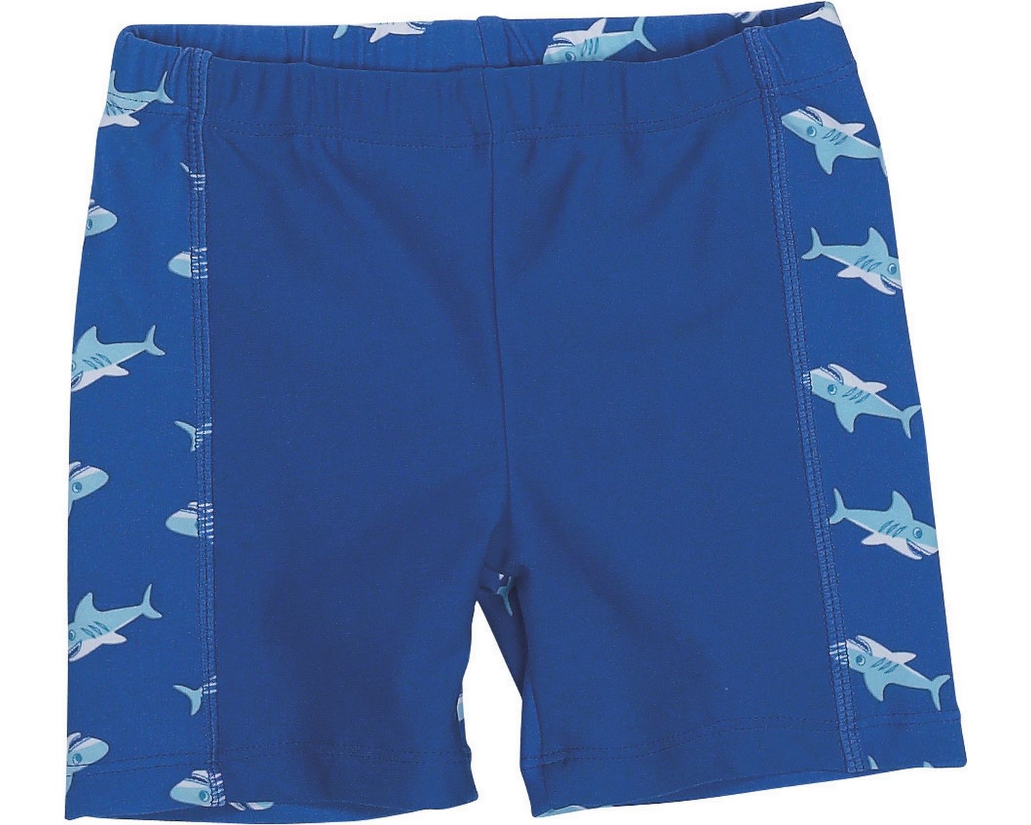 Badeshorts + Windeleinsatz mit Kordelzug *Blau Hai * UPF 50+ v. PLAYSHOES 460125