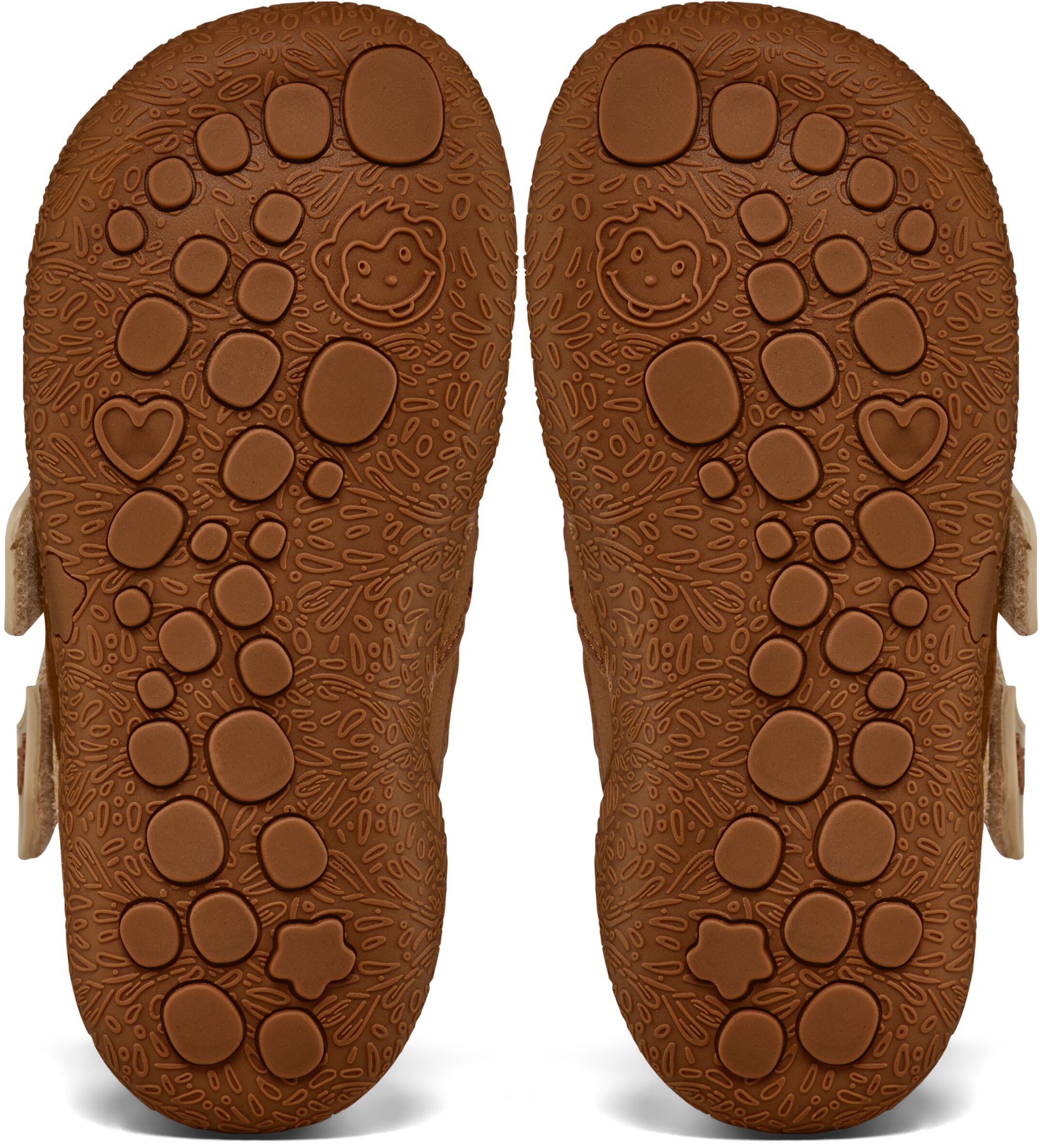 Veganer Midboot  SNUGGY mit Winterfutter von AFFENZAHN in Beige Motiv Affenzahn