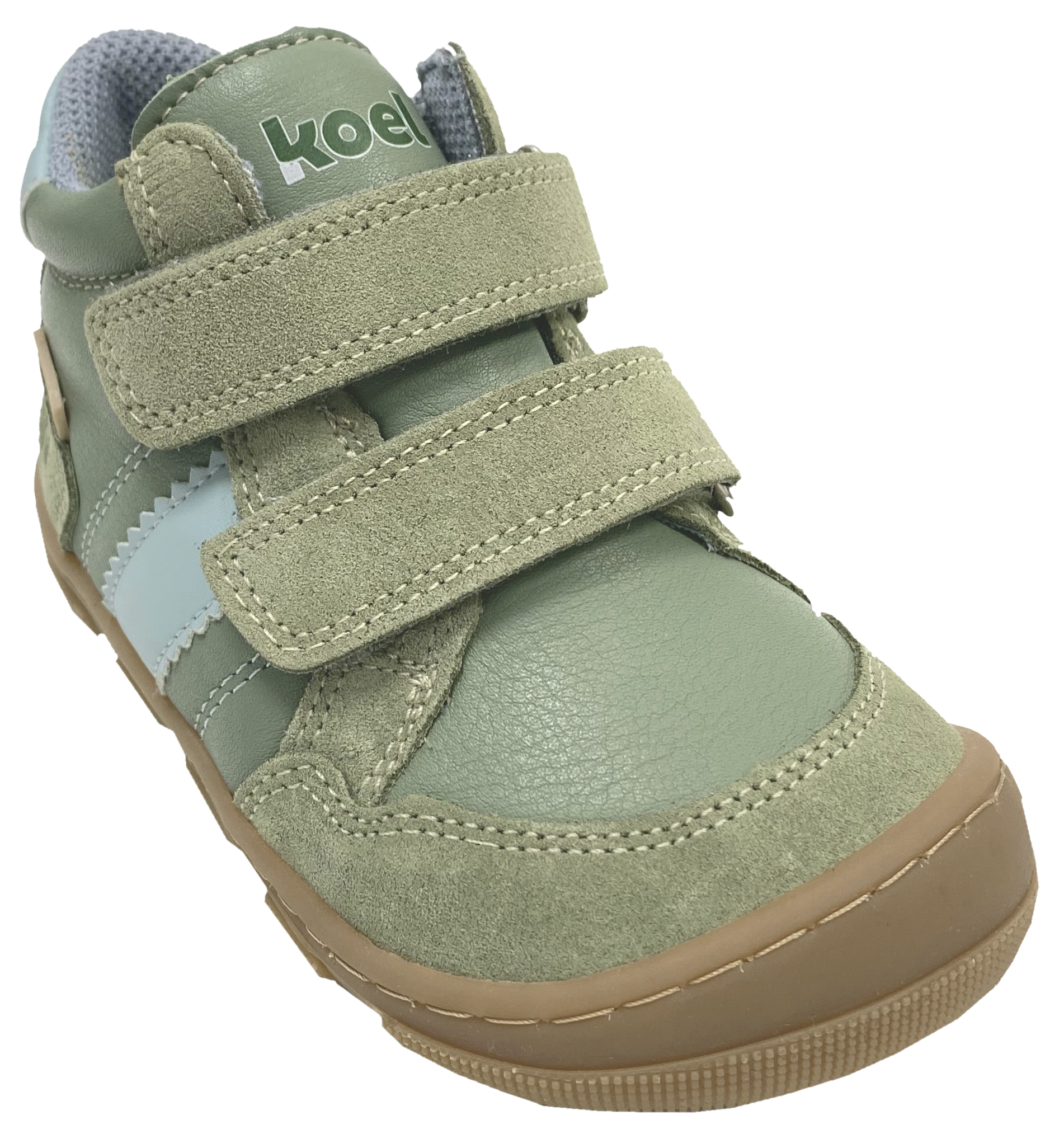 Knöchelhohe Minimalschuhe Leder + TEX Membran KOEL Barefoot * Kabriel 3.0 * Olive