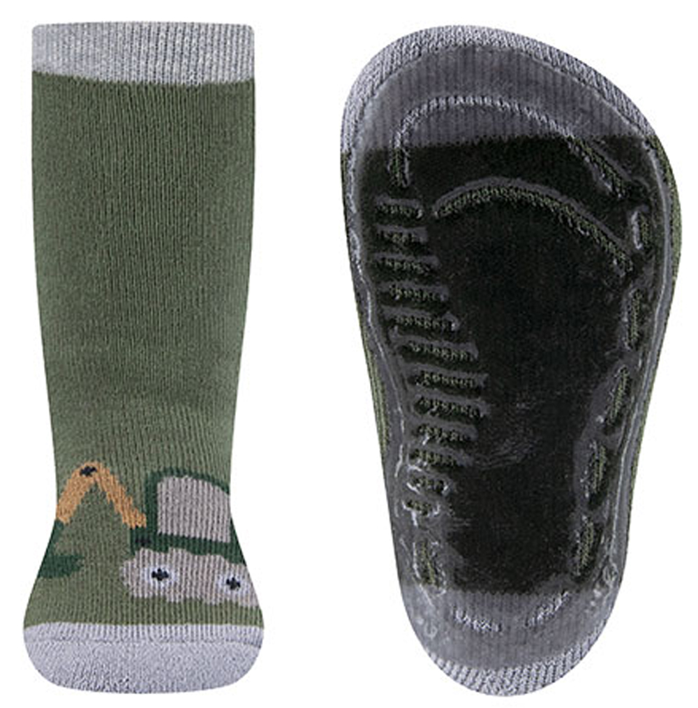 Stoppersocken aus BW Vollfrottee Softstep Sohle v. EWERS Oliv Bagger 221391