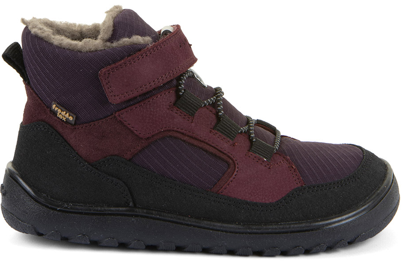 Waldkita Barfußschuh + Schurwollfutter & TEX M. Barefoot UP Path von FRODDO DK Bordeaux G3110288