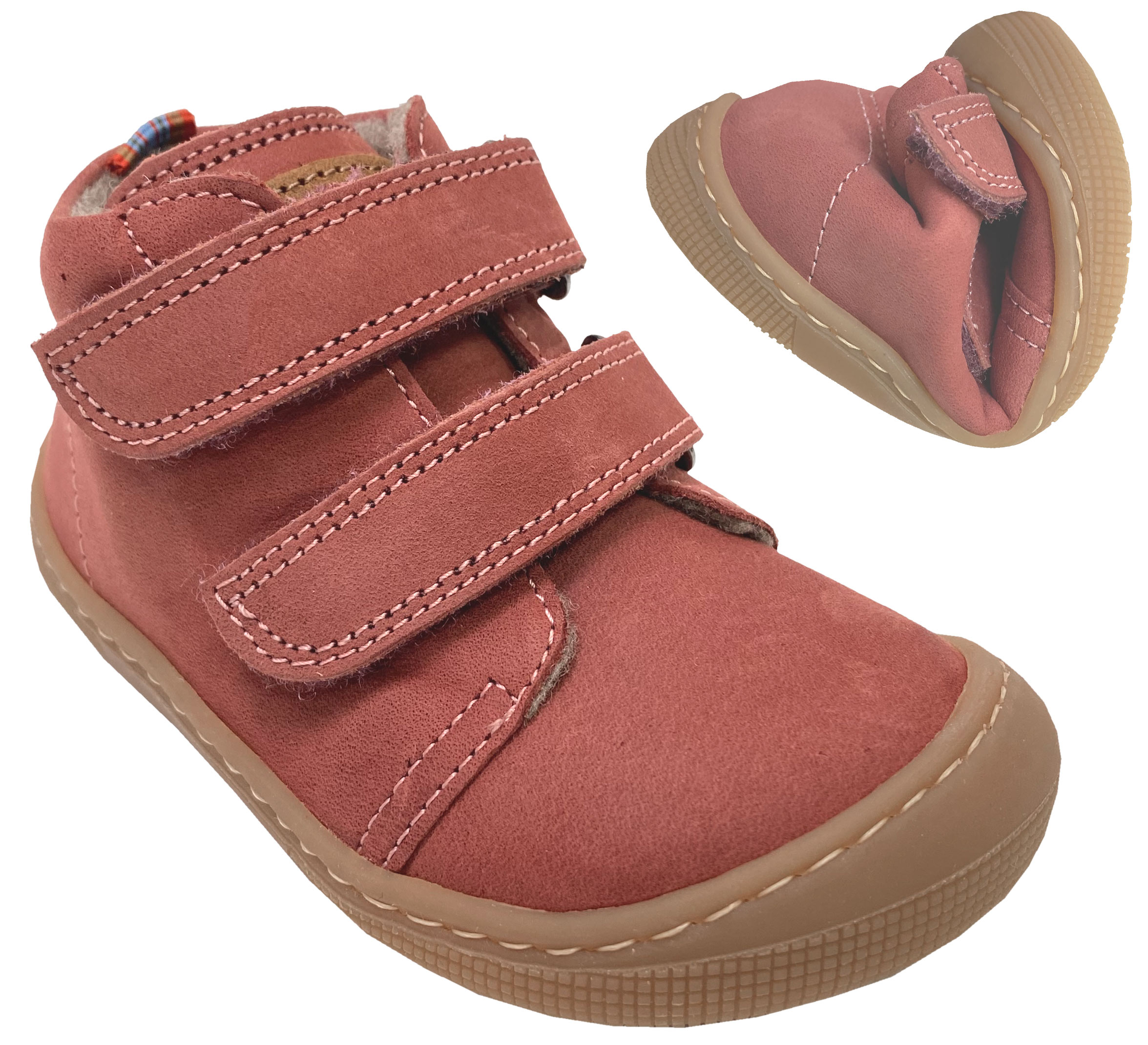 Halbschuhe /  Barfußschuhe mit Wollfilz Futter DON Hydro in Blossom von KOEL 07M002.233