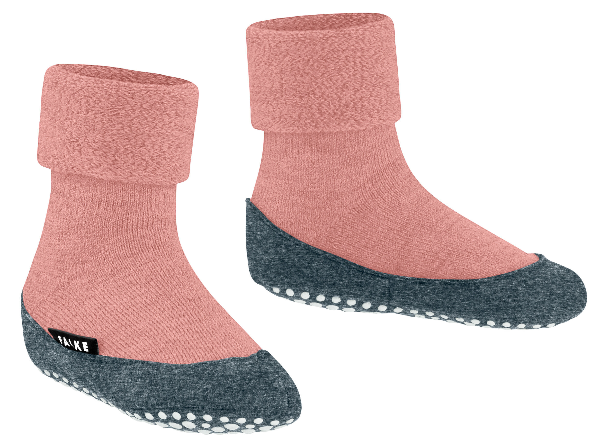 COSYSHOE - Warm haltender & rutschsicherer Hausschuh aus Wolle von FALKE in Wild Rose 8803