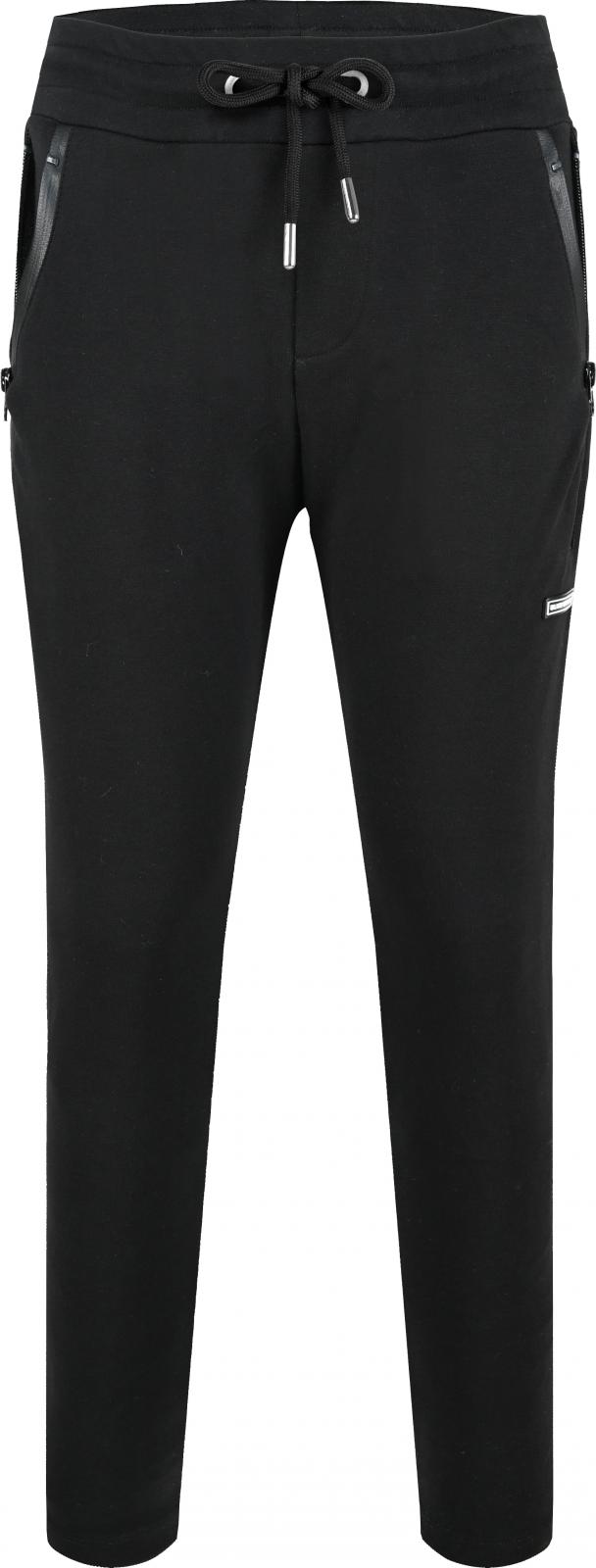 Sportlich schicke Jogg Pants aus BW Sweat in Schwarz Regulär Fitting von BLUE EFFECT  6156