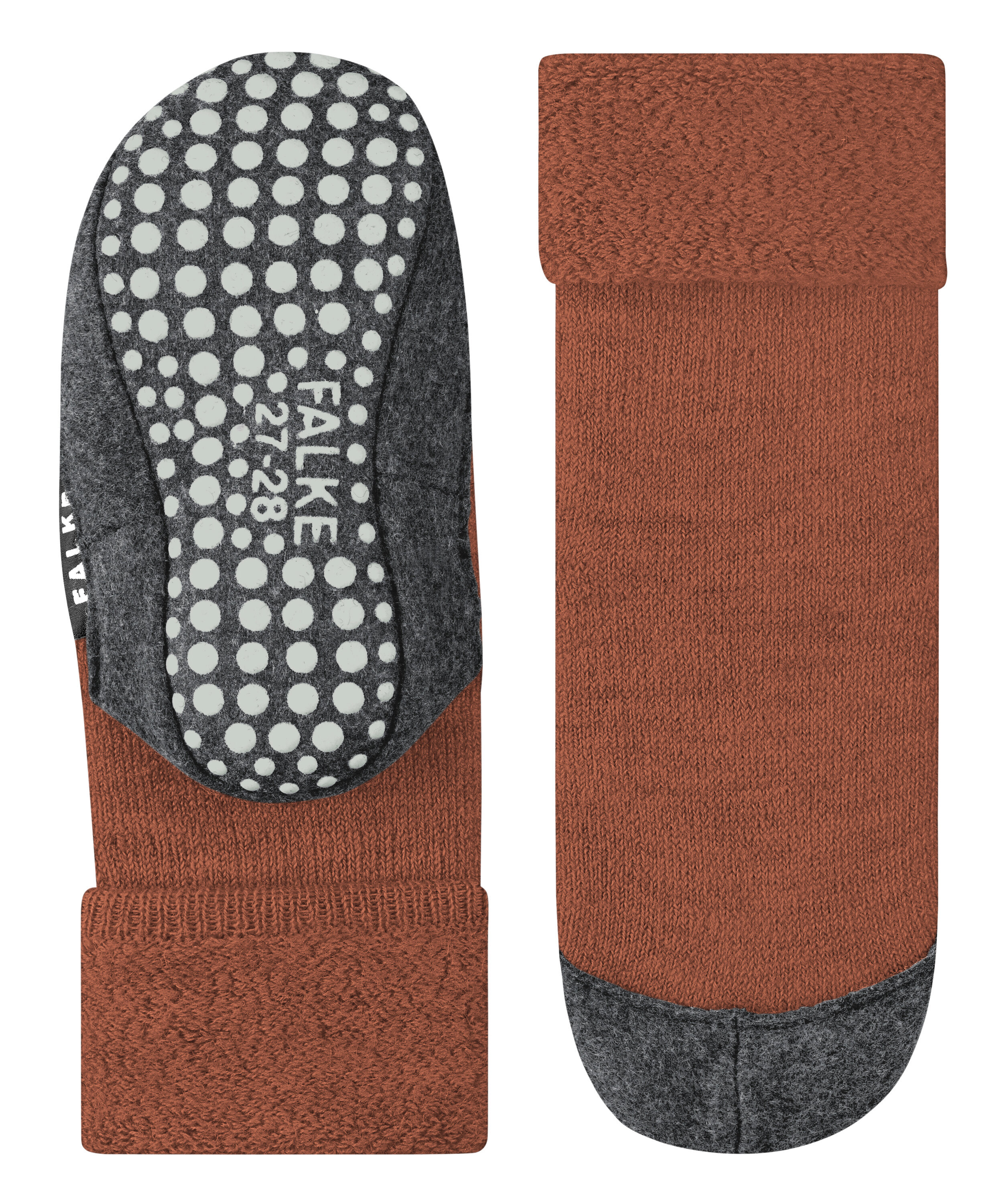 COSYSHOE - Warm haltender & rutschsicherer Hausschuh aus Wolle von FALKE in TERRA