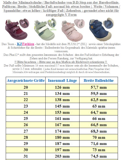 Knautschige Leder Halbschuhe / Minimalschuhe von D.D.Step Barefoot in Uni Rosa