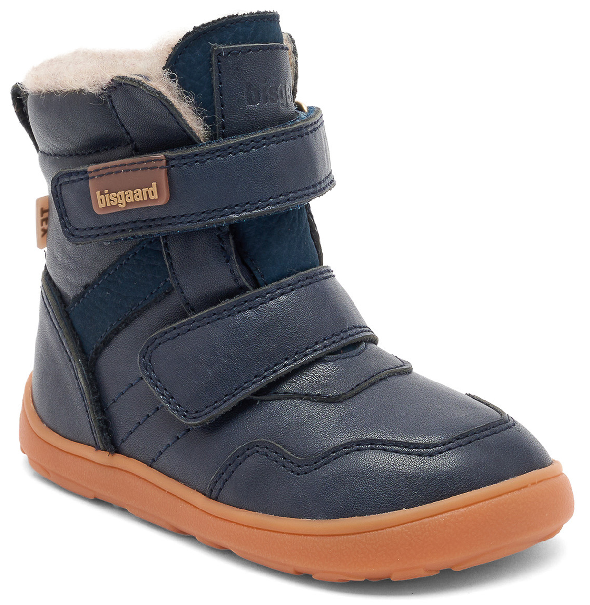Winter Lederstiefel + TEX Membran & Schafswollfutter in NAVY von BISGAARD > Thorsten TEX
