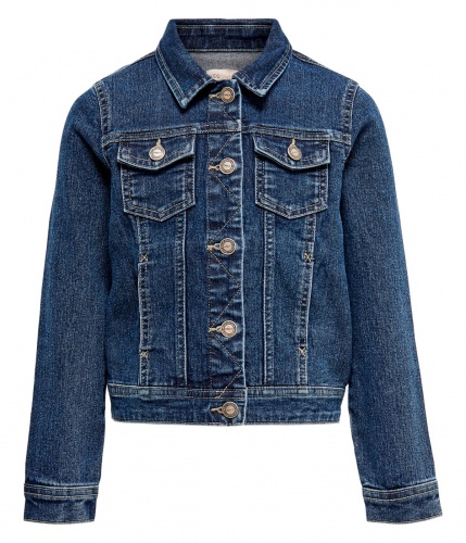 Must Have - klassische Jeansjacke in Medium Blue für Girls von ONLY Kids 1520103