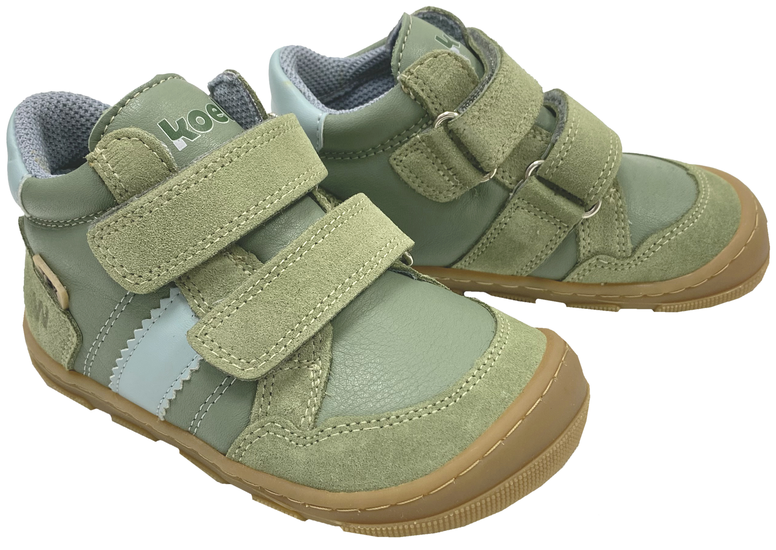 Knöchelhohe Minimalschuhe Leder + TEX Membran KOEL Barefoot * Kabriel 3.0 * Olive
