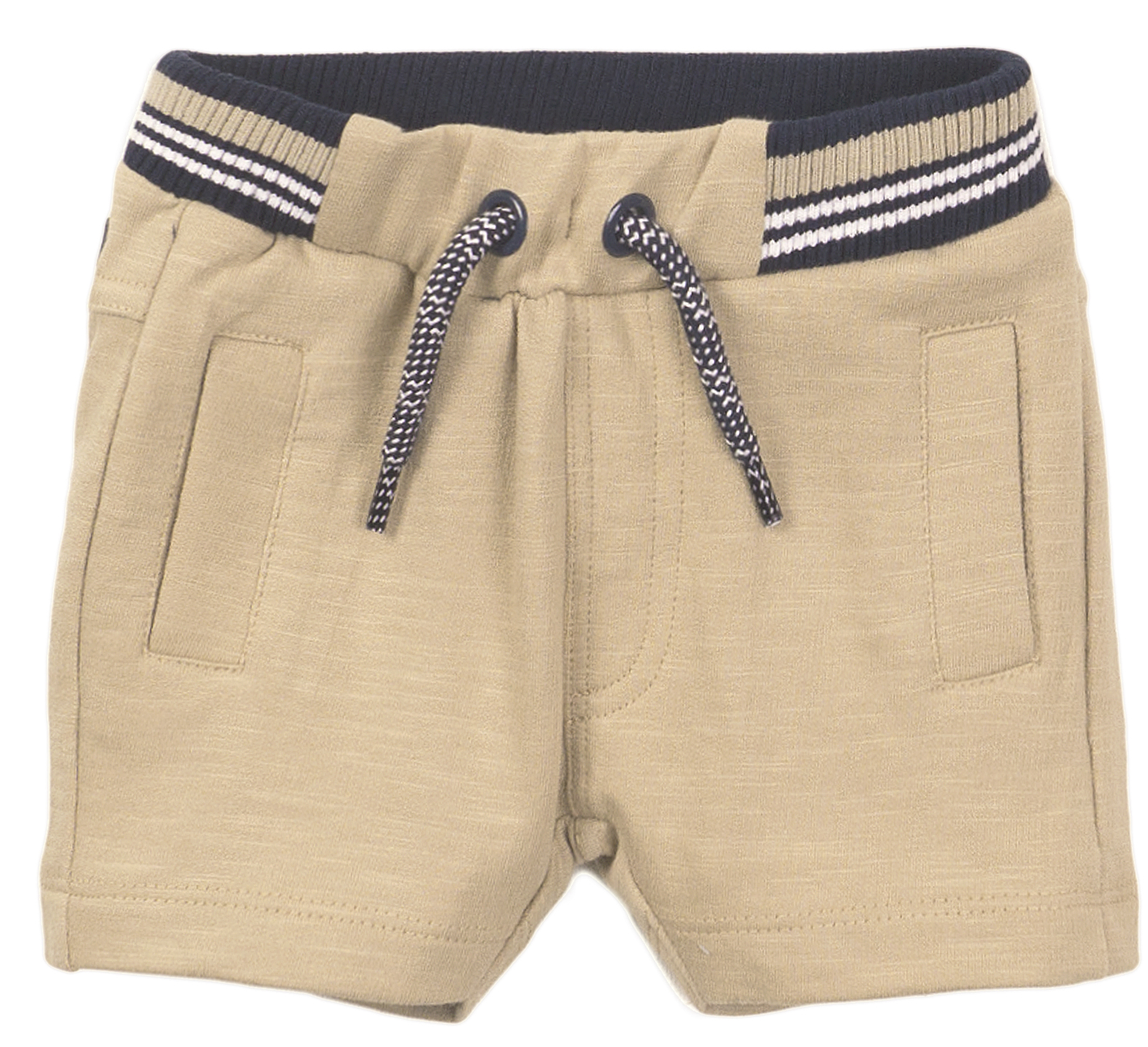 Süße Babyshorts aus weichem Sommersweat in Beige mit Schlupfbund von DIRKJE  38476