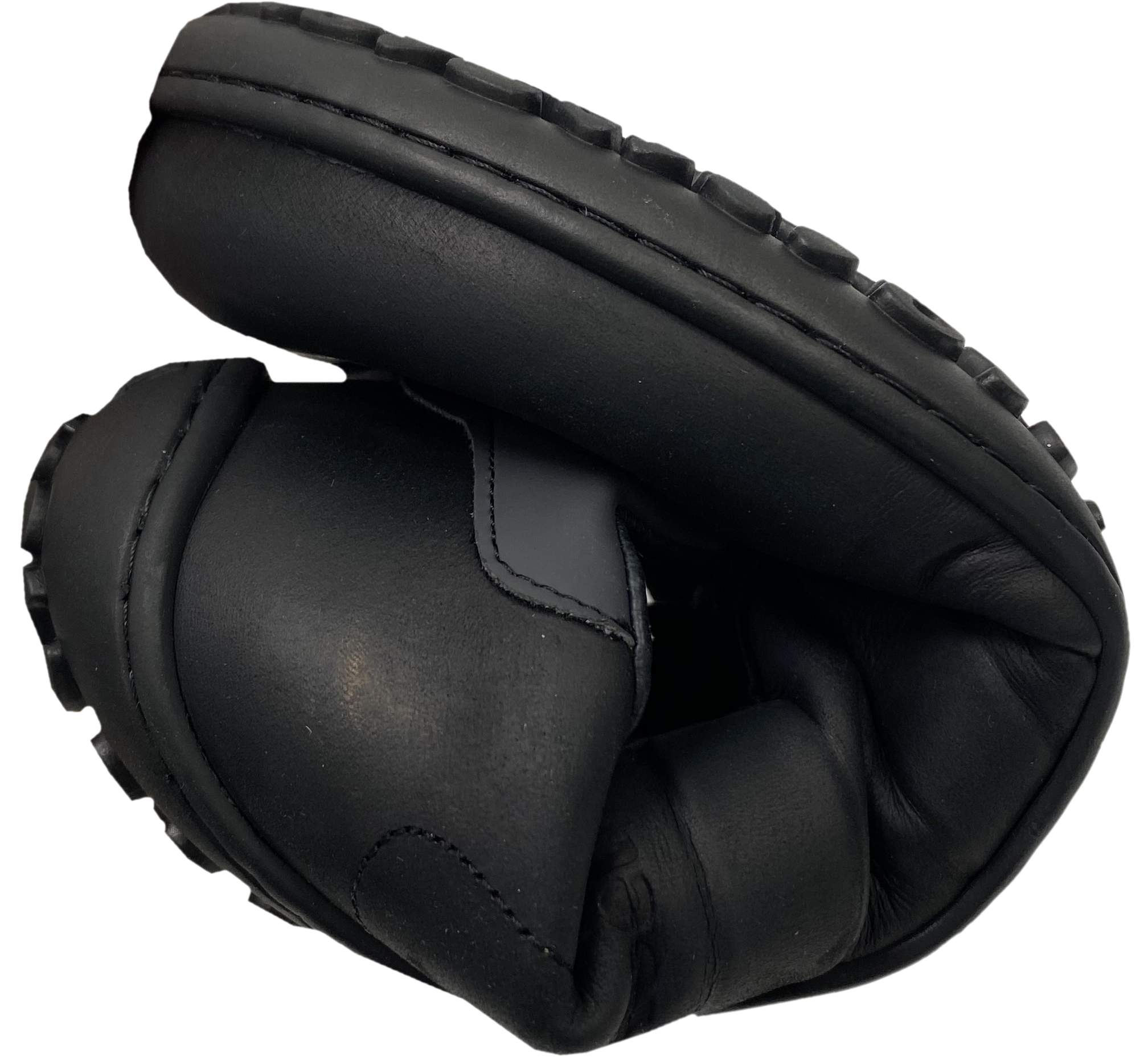 Barfuß - Sneaker IDO Black aus derbem Nappaleder mit seitl. Streifen von KOEL Barefoot