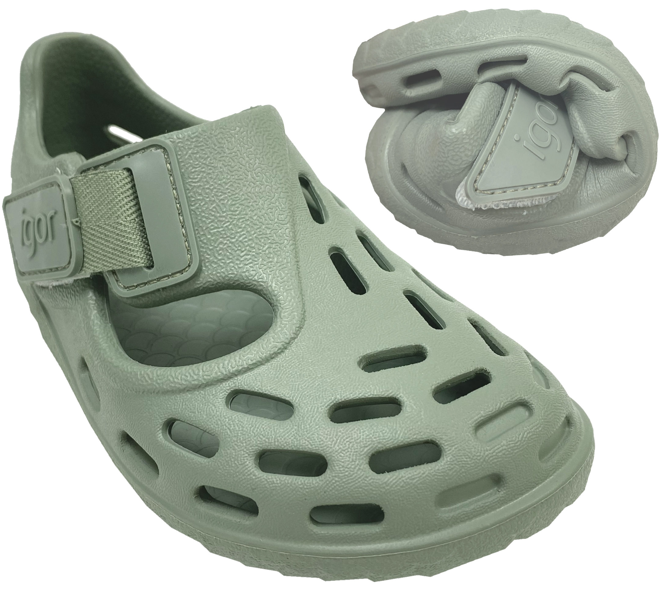Ultraleichte EVA Barfußschuhe, Wasser- & Gartenschuhe IGOR TIJUCA in Verde Green