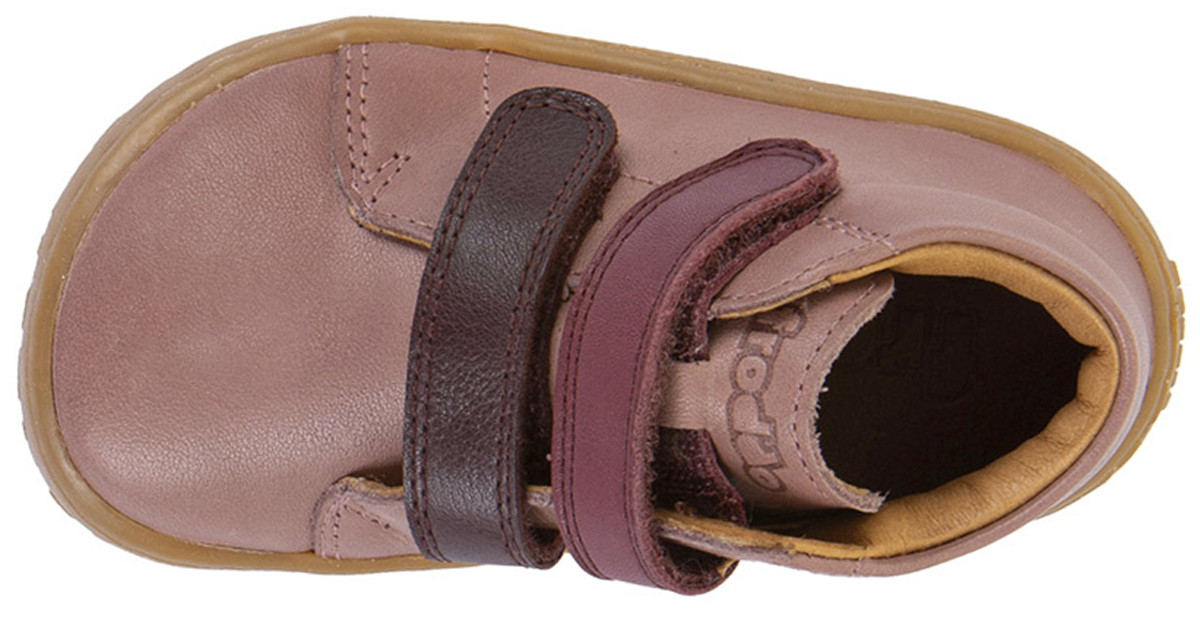 Barfußschuhe knöchelhoch aus Nappaleder von FRODDO in Alt Rosa *First Step* G2130369