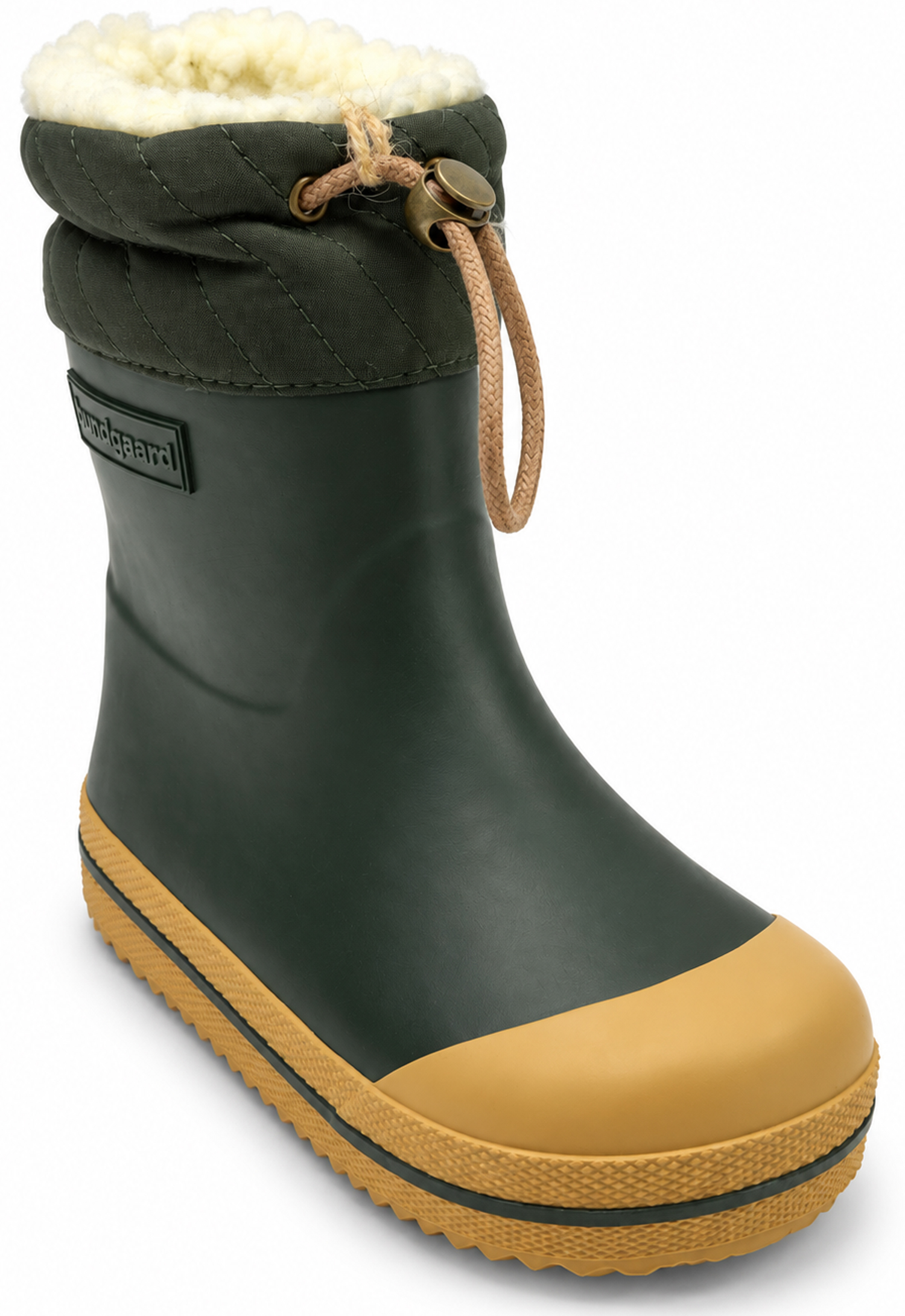 Wintergummistiefel mit Stulpe von BUNDGAARD - Barfußschuhe HAZY in Pinie BG401062
