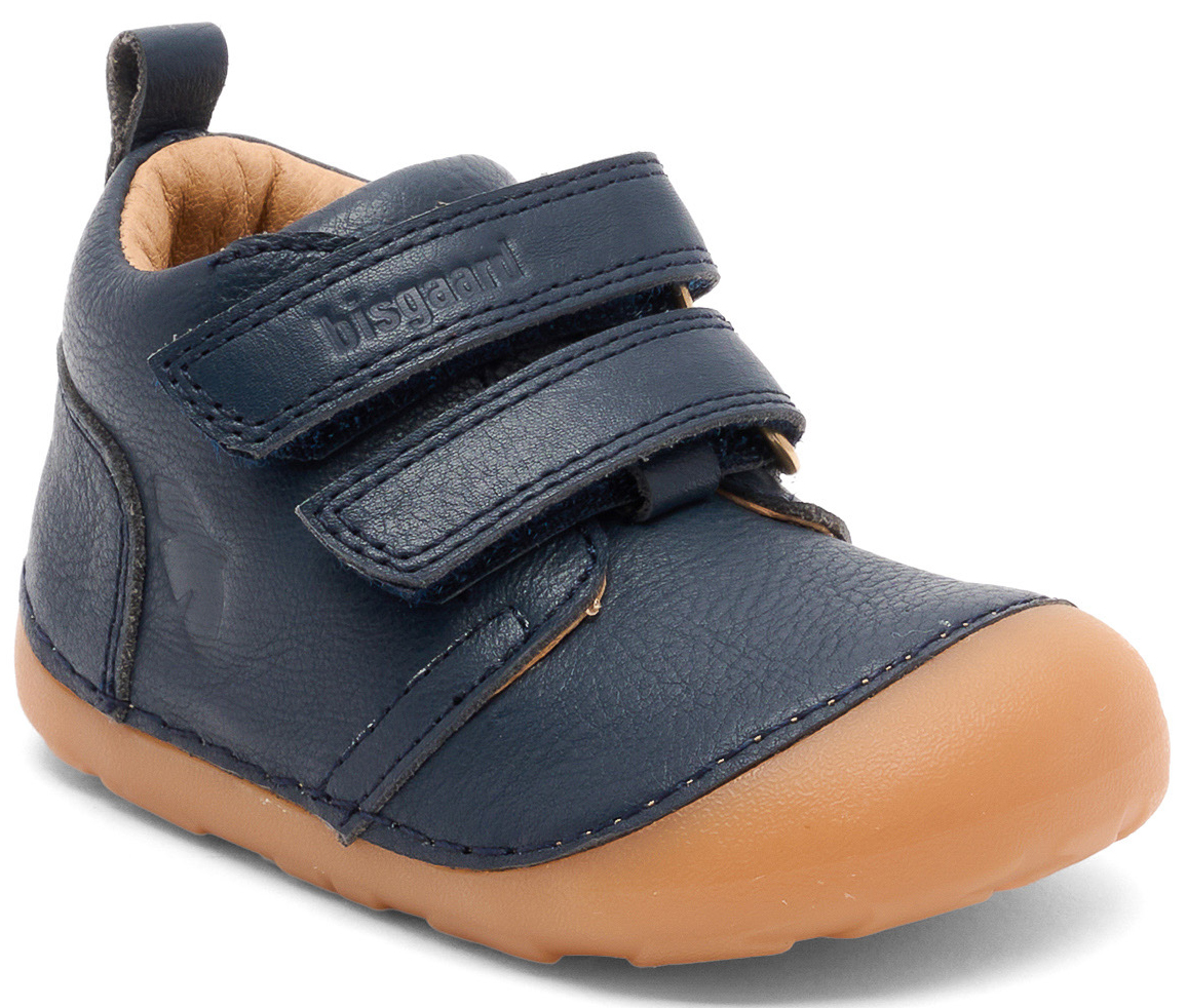Knautschig weiche Lederschuhe / Barfußschuhe von BISGAARD * Carter * in Navy Blau